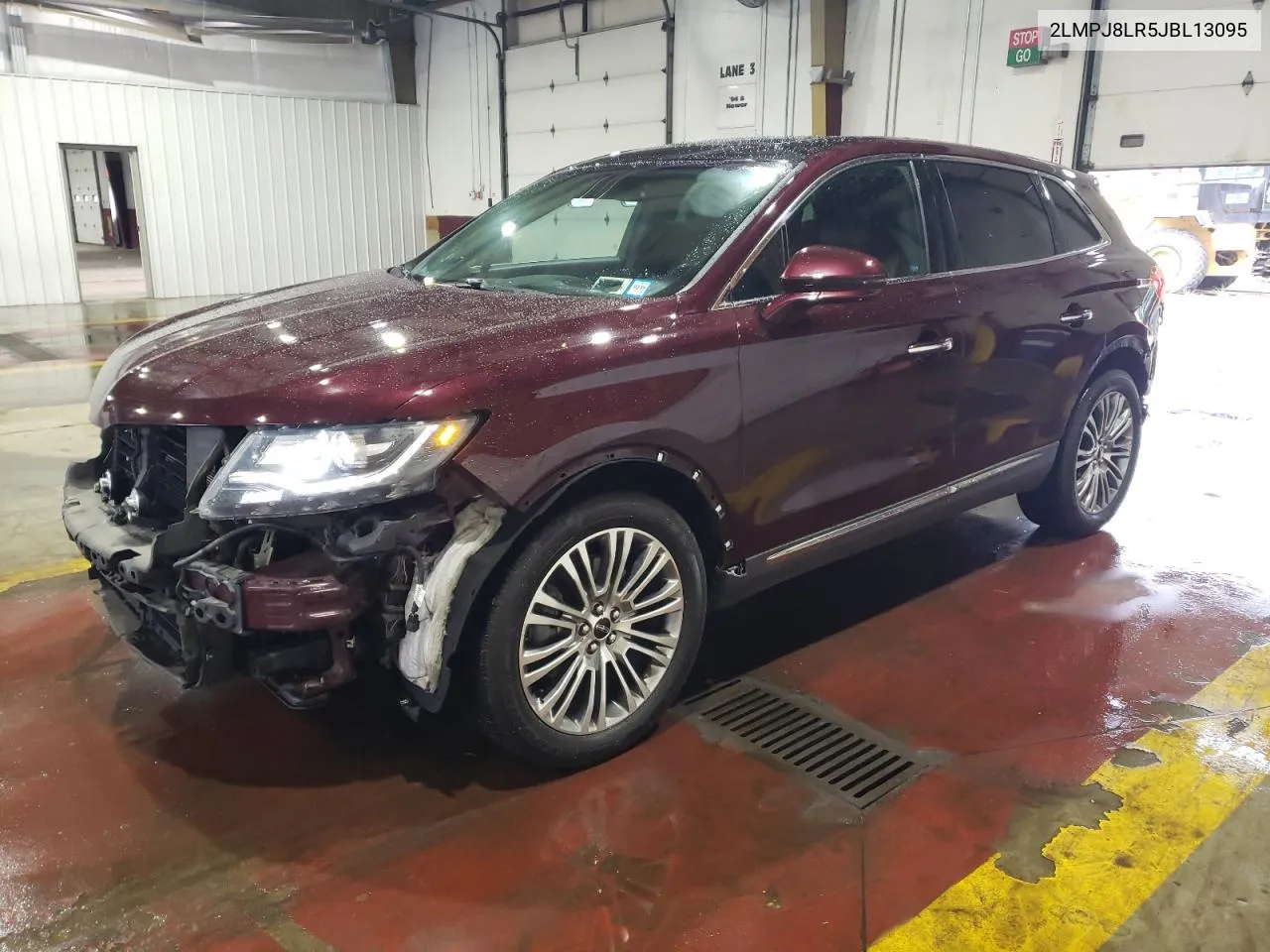 2018 Lincoln Mkx Reserve VIN: 2LMPJ8LR5JBL13095 Lot: 73218544