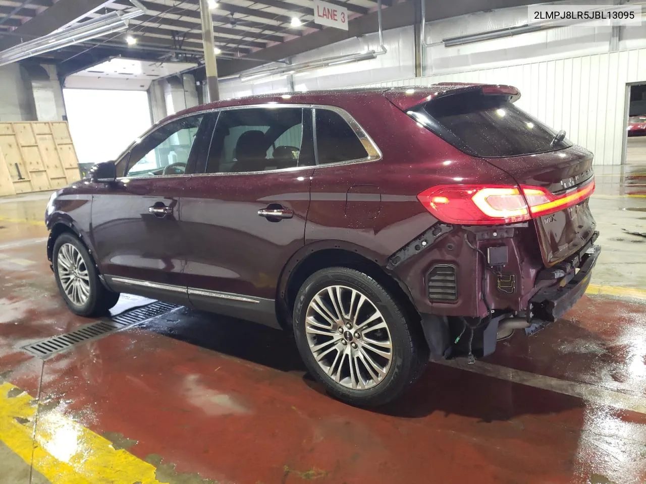 2018 Lincoln Mkx Reserve VIN: 2LMPJ8LR5JBL13095 Lot: 73218544