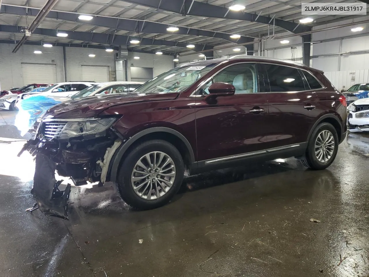 2018 Lincoln Mkx Select VIN: 2LMPJ6KR4JBL31917 Lot: 73326434