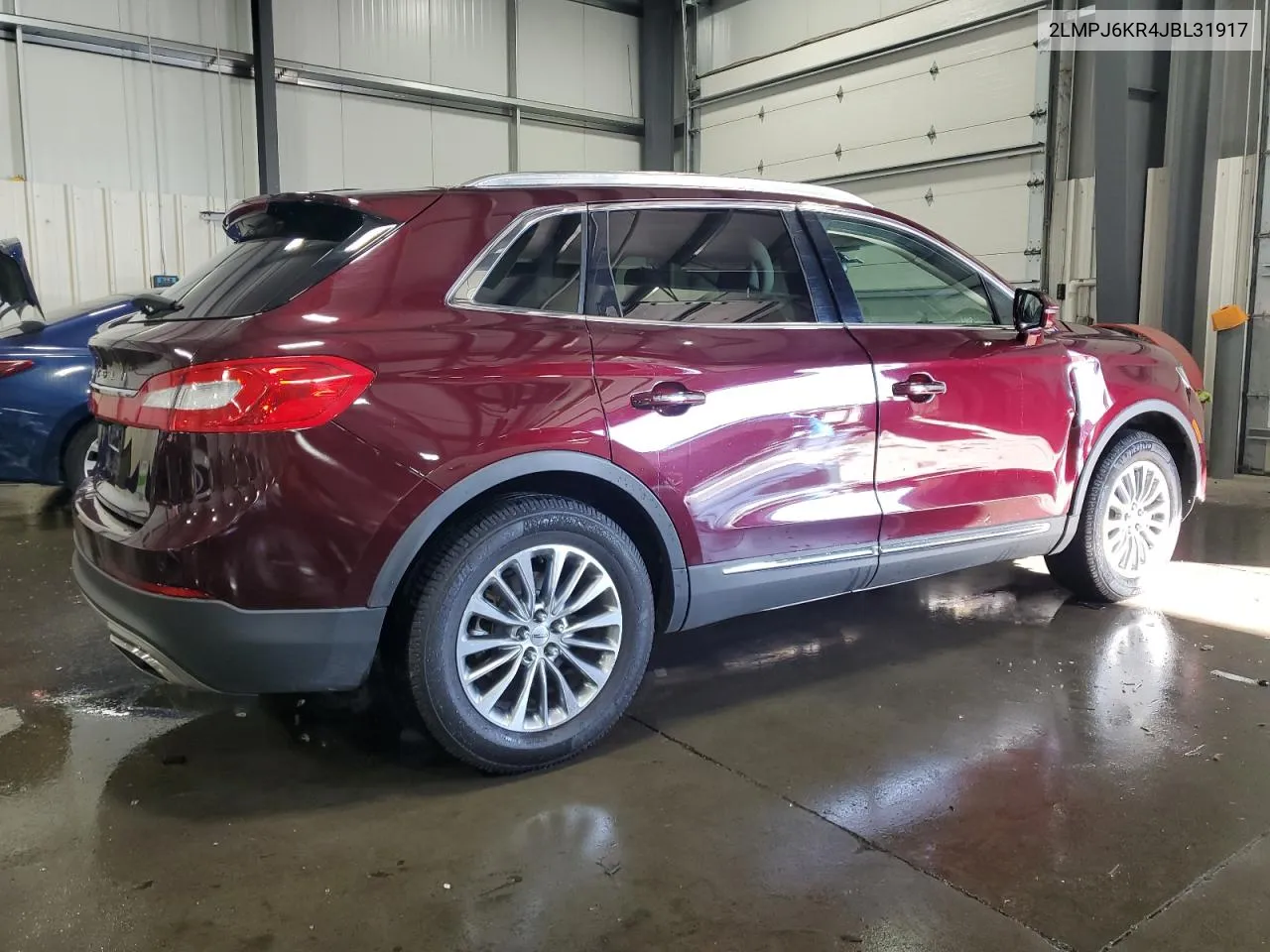 2018 Lincoln Mkx Select VIN: 2LMPJ6KR4JBL31917 Lot: 73326434