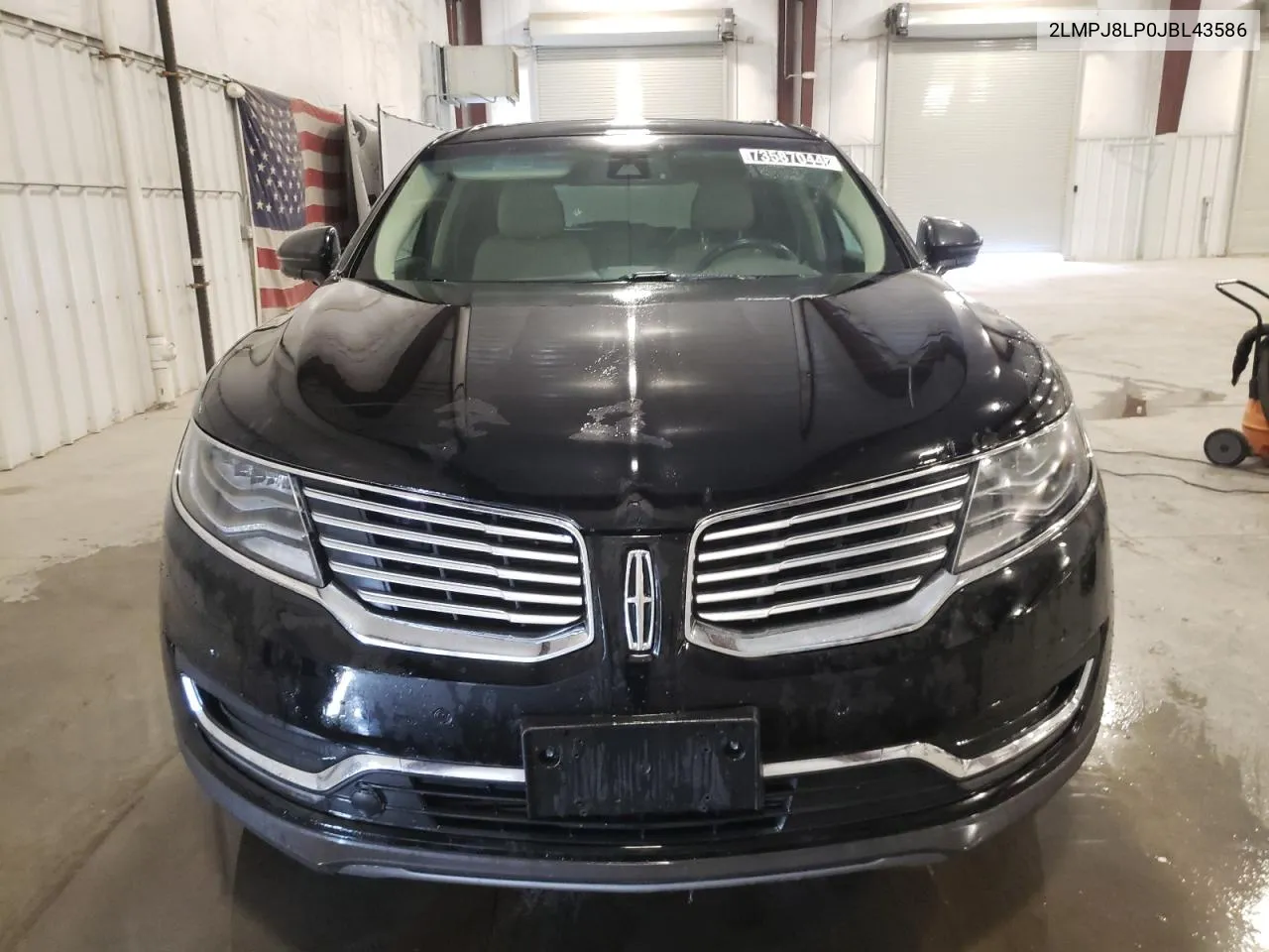 2018 Lincoln Mkx Reserve VIN: 2LMPJ8LP0JBL43586 Lot: 73587044