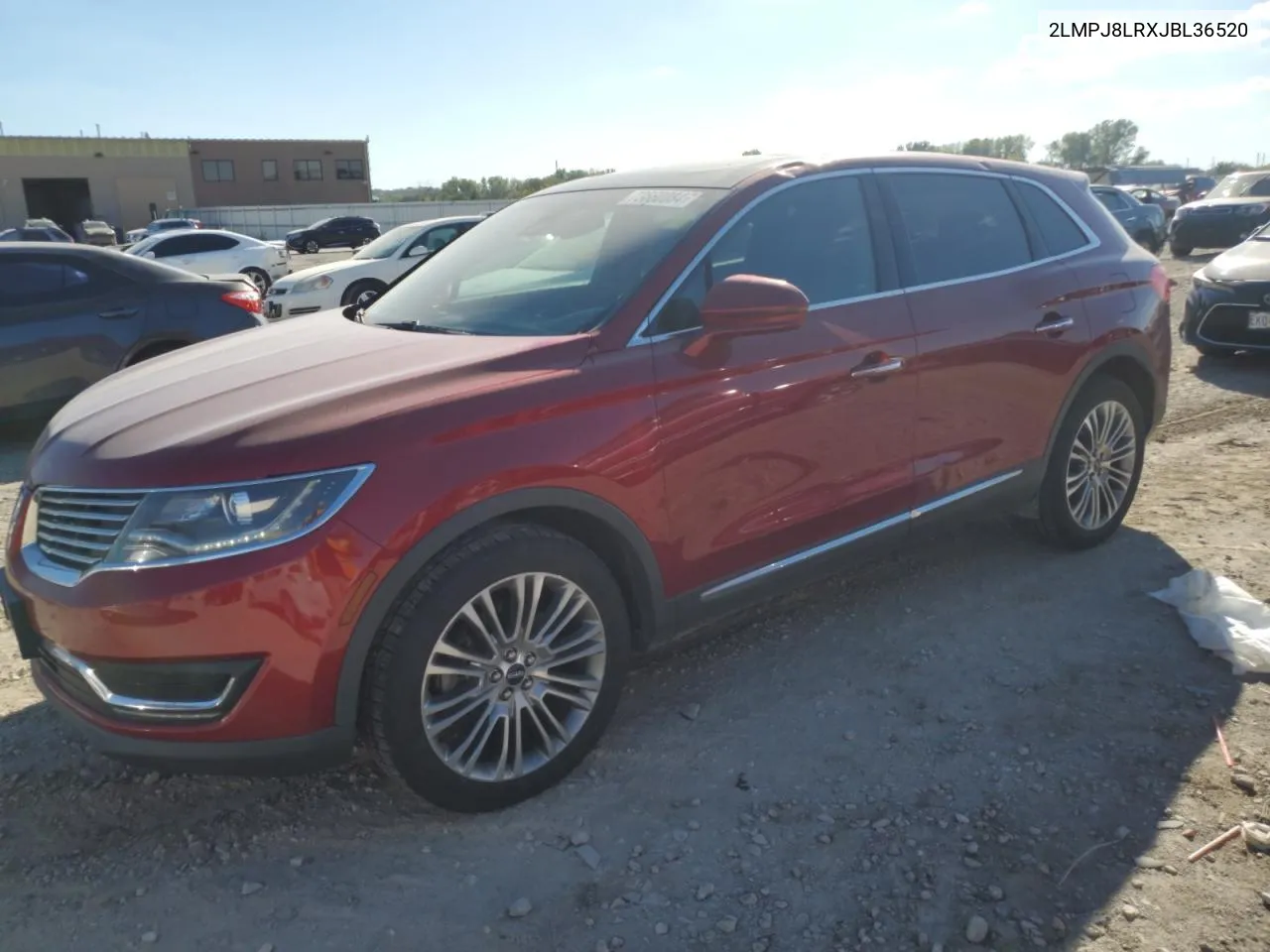 2LMPJ8LRXJBL36520 2018 Lincoln Mkx Reserve