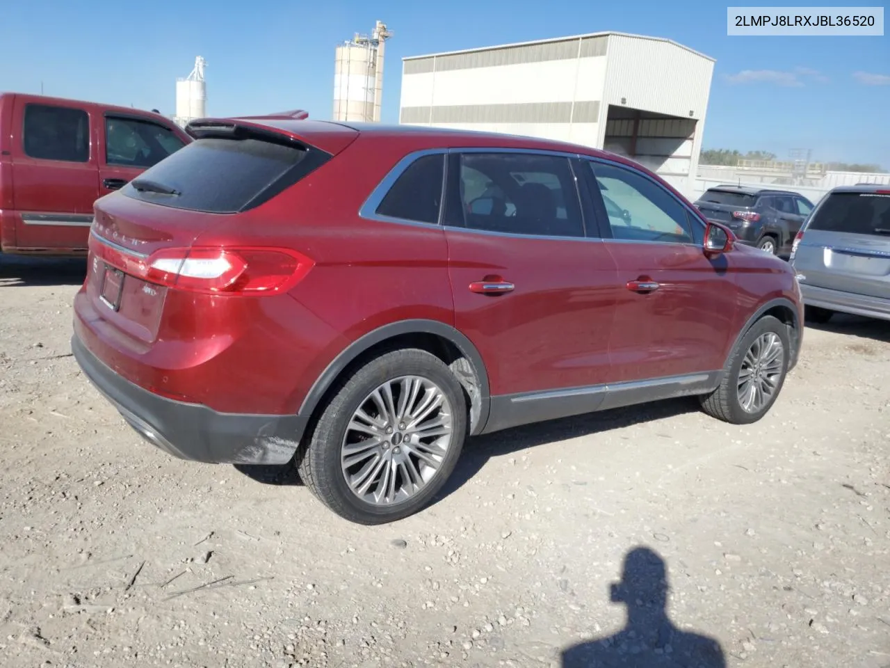 2018 Lincoln Mkx Reserve VIN: 2LMPJ8LRXJBL36520 Lot: 73660084