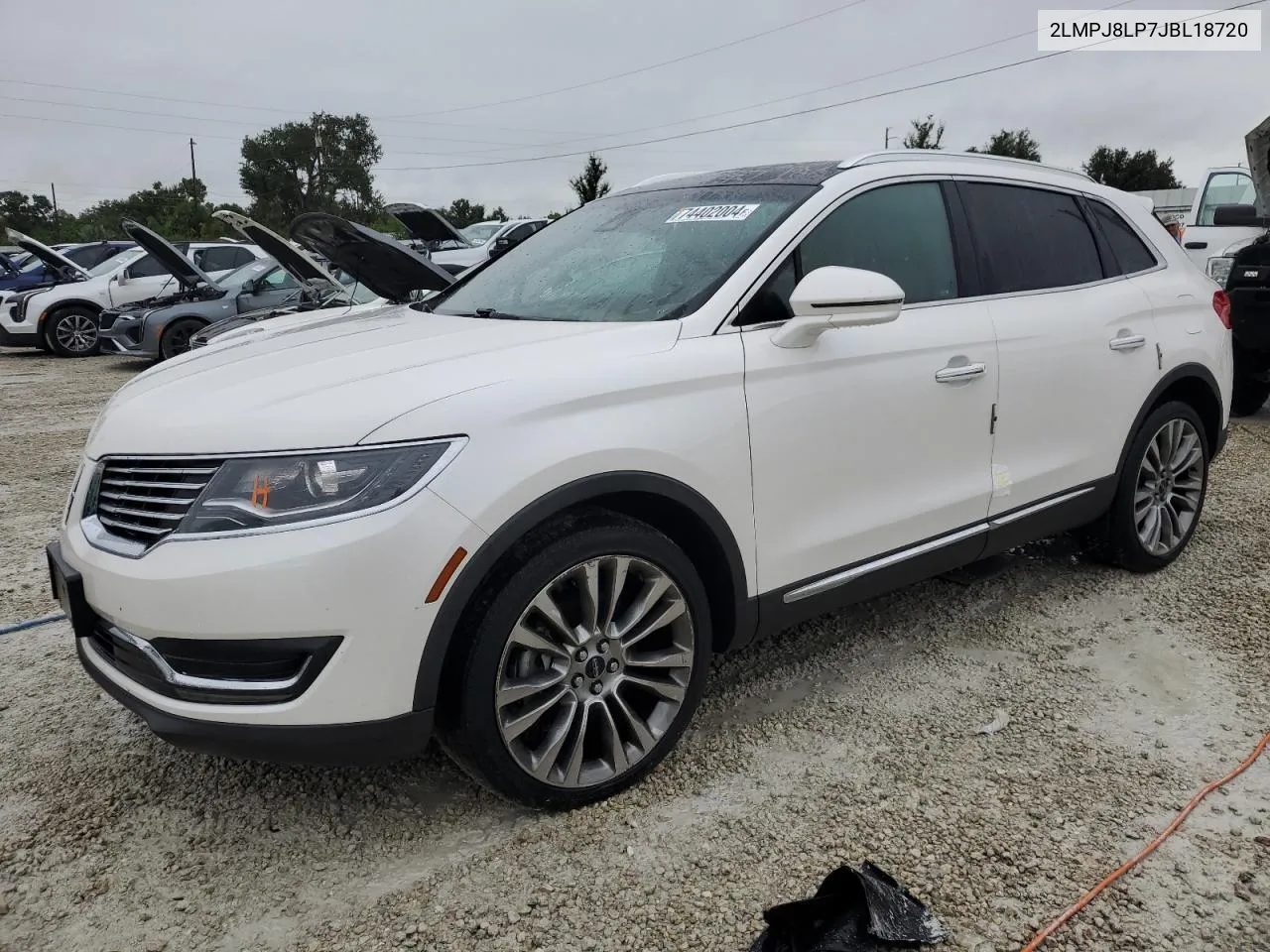 2LMPJ8LP7JBL18720 2018 Lincoln Mkx Reserve