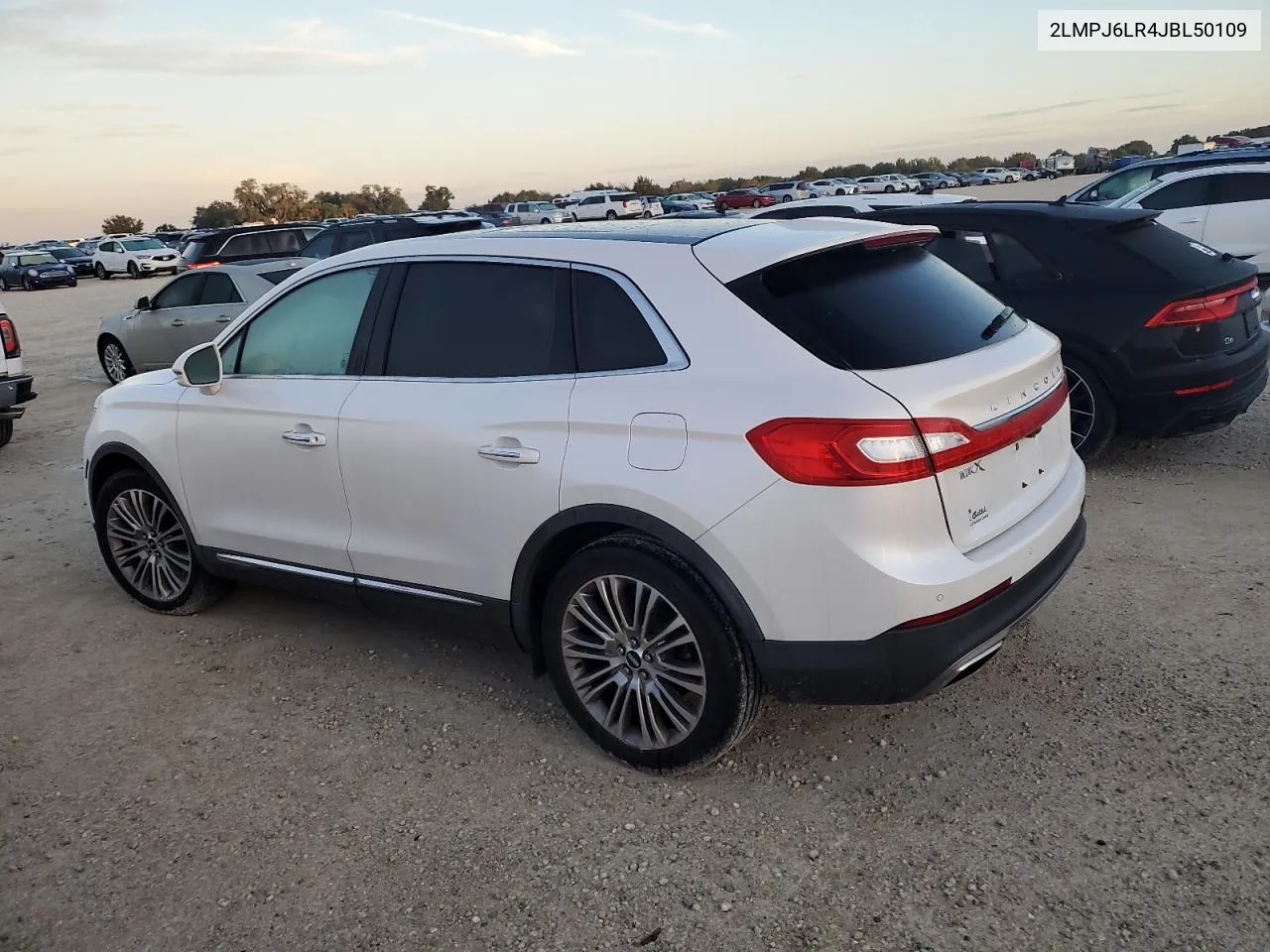 2018 Lincoln Mkx Reserve VIN: 2LMPJ6LR4JBL50109 Lot: 74426164