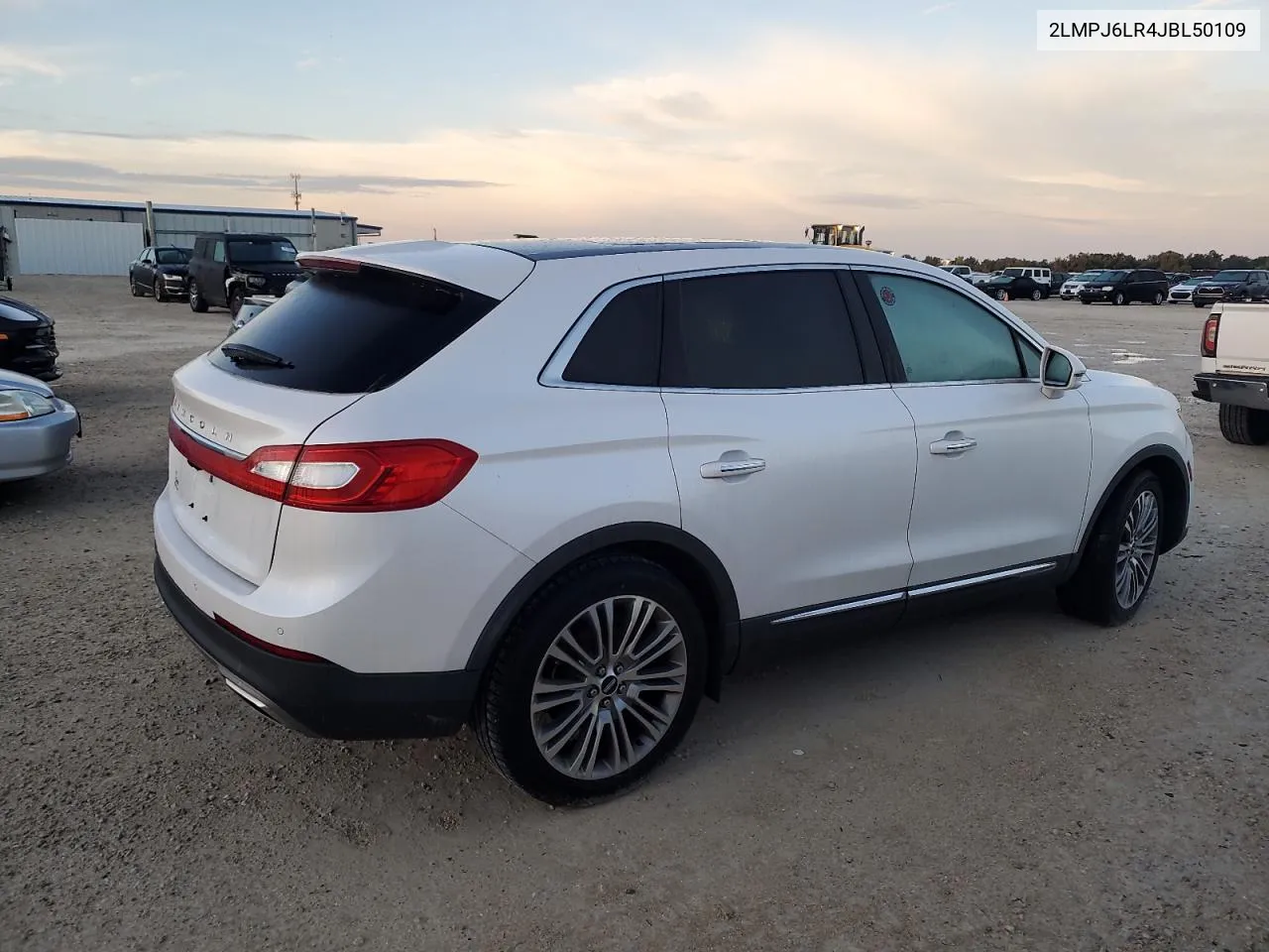 2018 Lincoln Mkx Reserve VIN: 2LMPJ6LR4JBL50109 Lot: 74426164