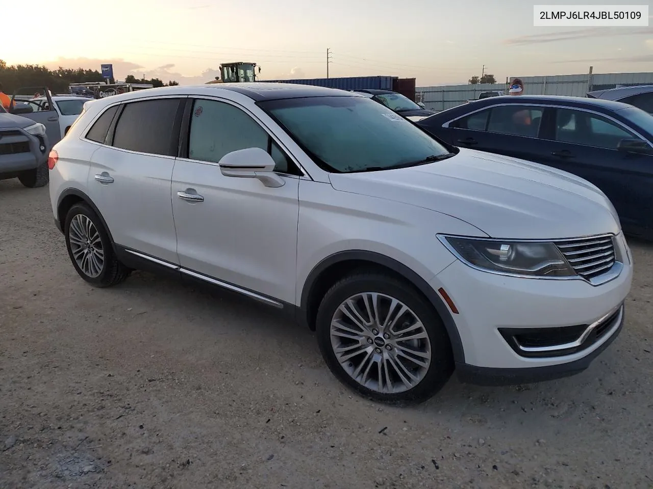 2018 Lincoln Mkx Reserve VIN: 2LMPJ6LR4JBL50109 Lot: 74426164