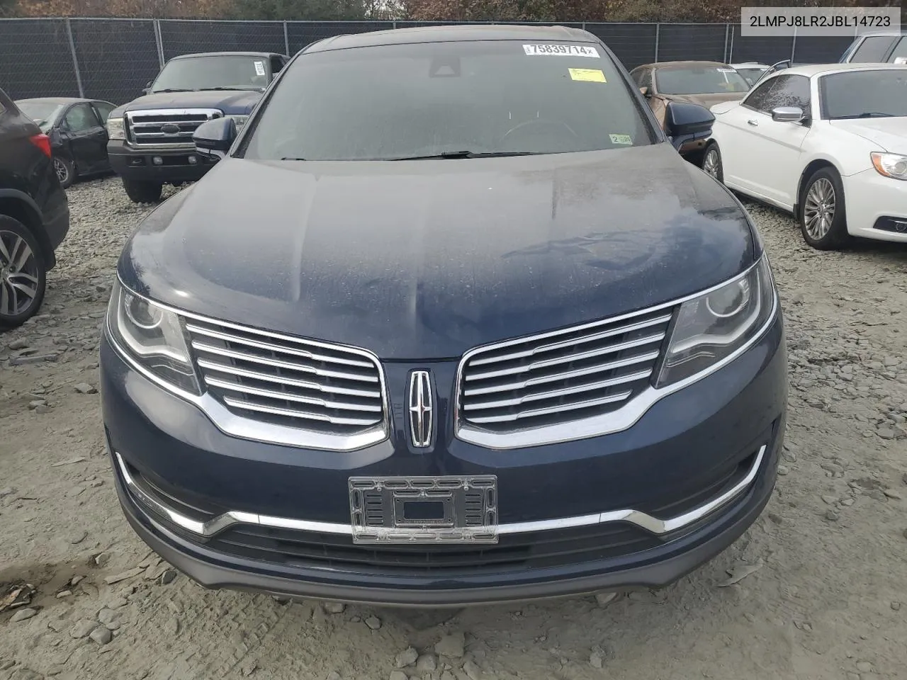 2018 Lincoln Mkx Reserve VIN: 2LMPJ8LR2JBL14723 Lot: 75839714