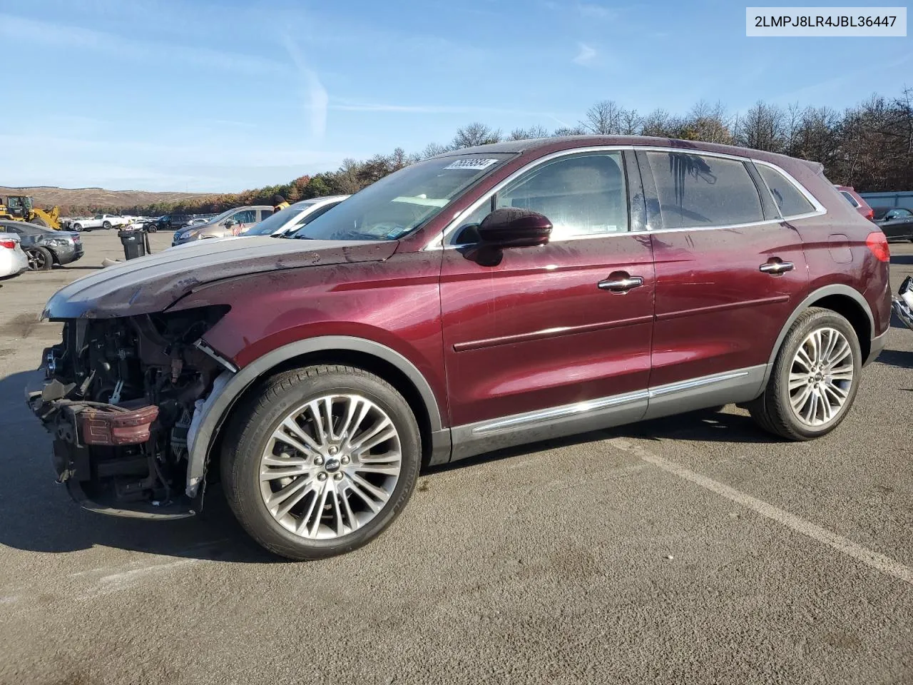 2018 Lincoln Mkx Reserve VIN: 2LMPJ8LR4JBL36447 Lot: 76539584