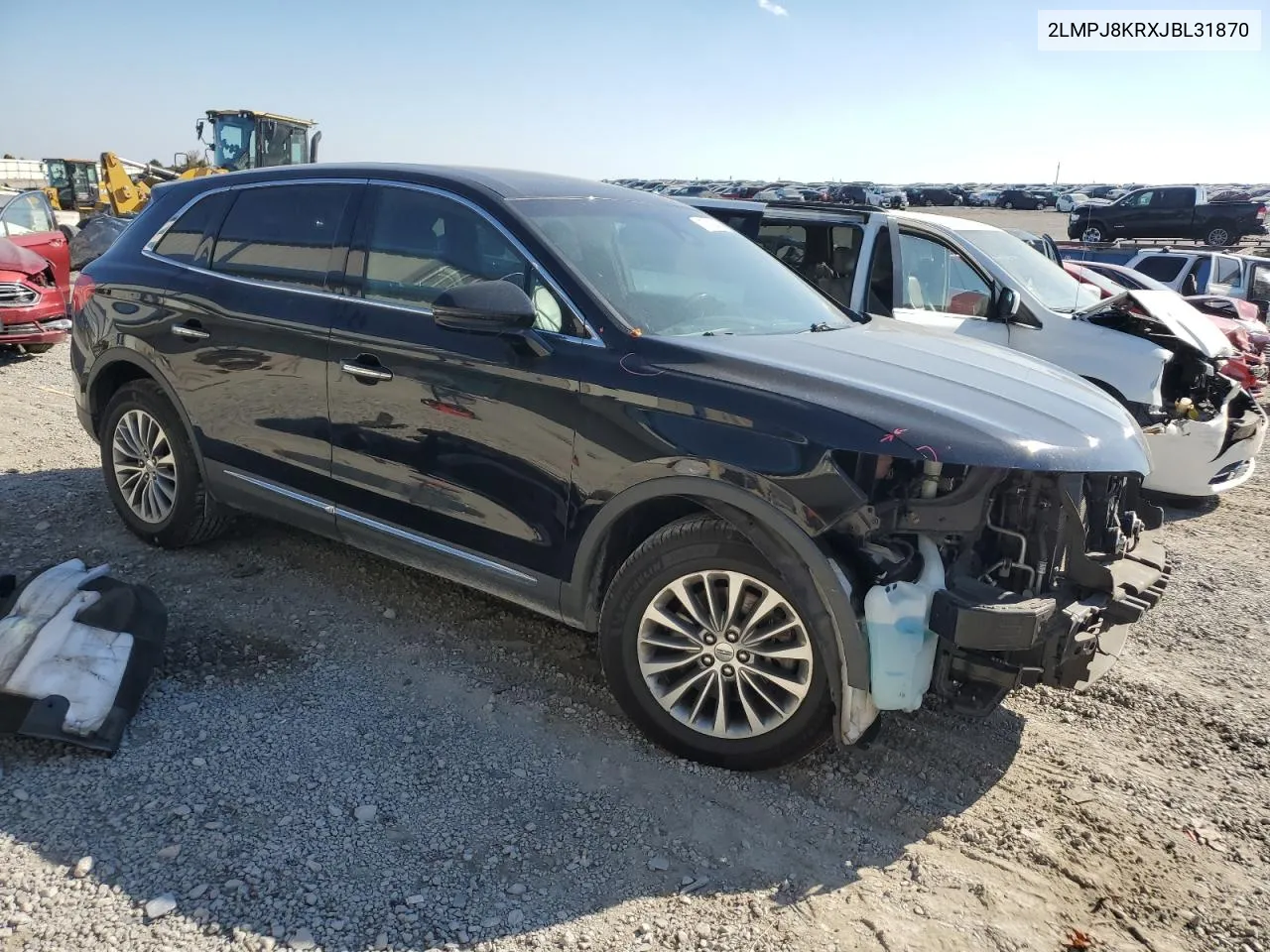 2018 Lincoln Mkx Select VIN: 2LMPJ8KRXJBL31870 Lot: 77413424