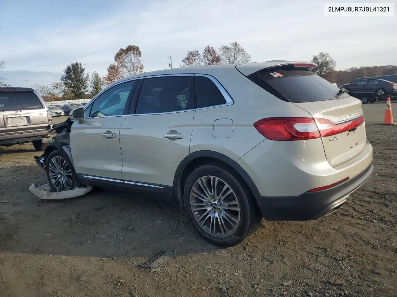 2018 Lincoln Mkx Reserve VIN: 2LMPJ8LR7JBL41321 Lot: 78861494