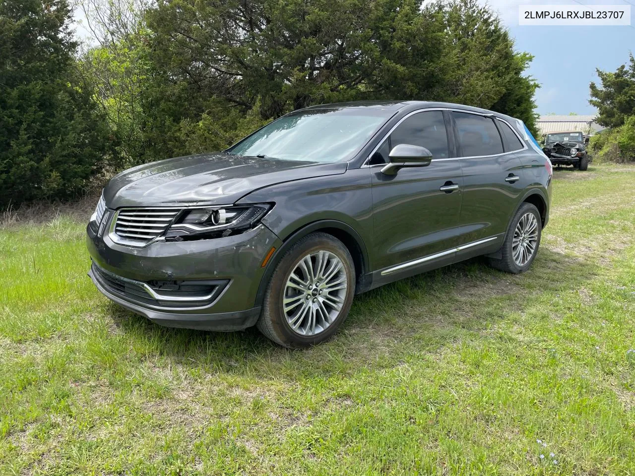 2018 Lincoln Mkx Reserve VIN: 2LMPJ6LRXJBL23707 Lot: 80394064