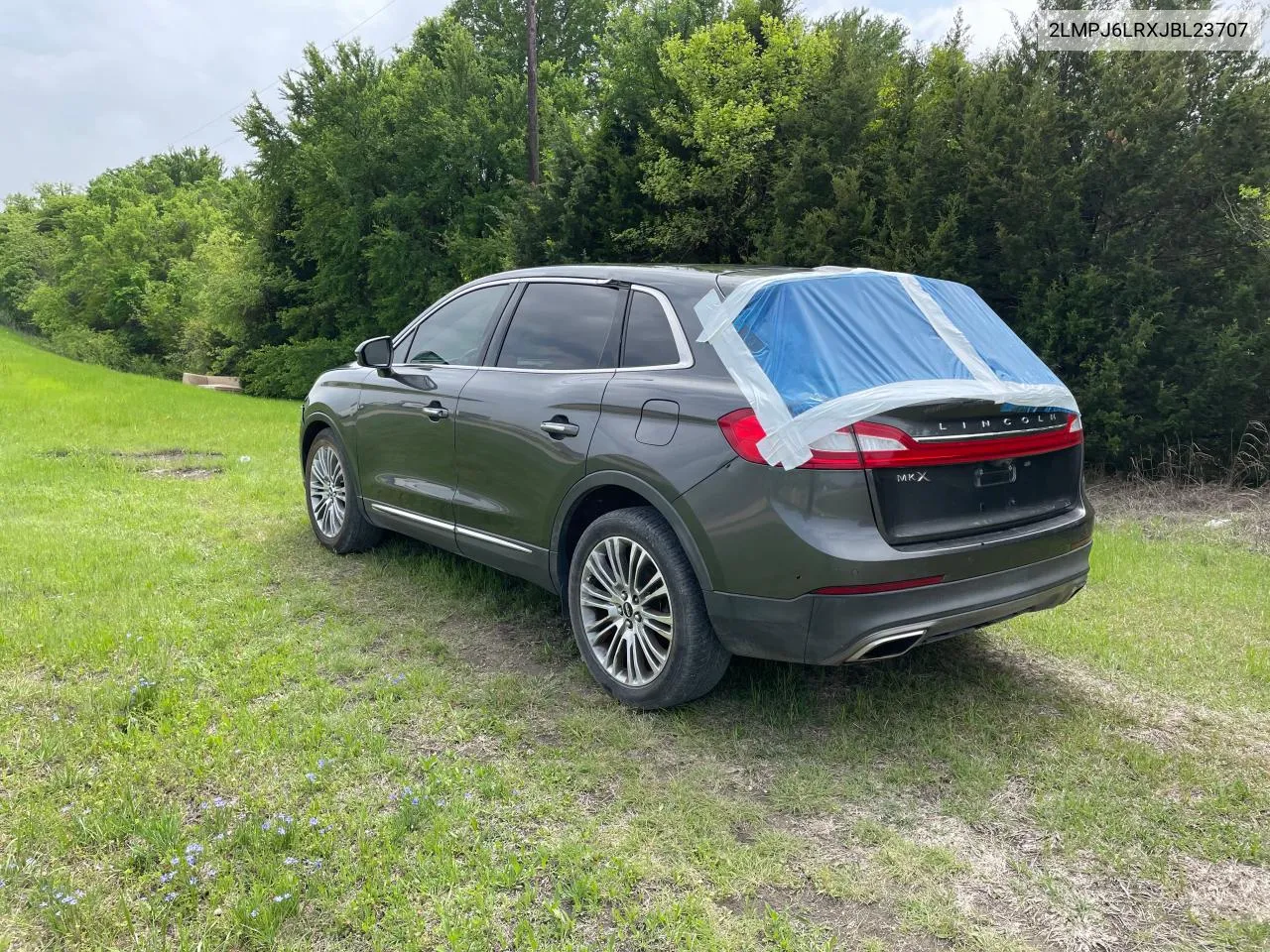 2018 Lincoln Mkx Reserve VIN: 2LMPJ6LRXJBL23707 Lot: 80394064