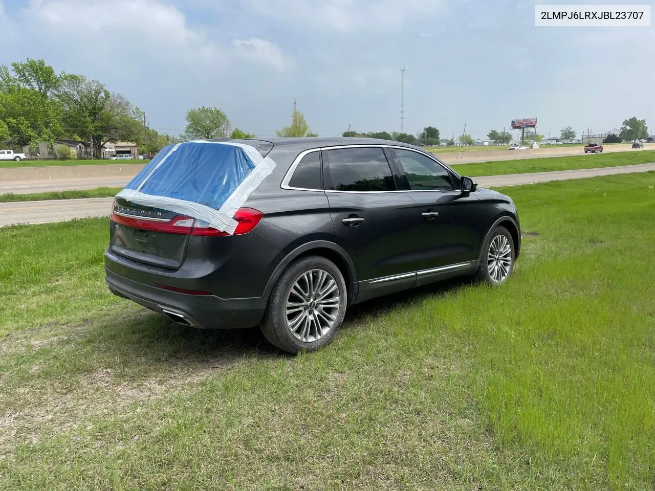 2018 Lincoln Mkx Reserve VIN: 2LMPJ6LRXJBL23707 Lot: 80394064