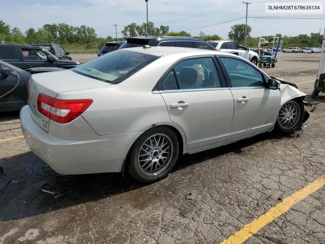 2007 Lincoln Mkz VIN: 3LNHM28T67R635134 Lot: 67774984