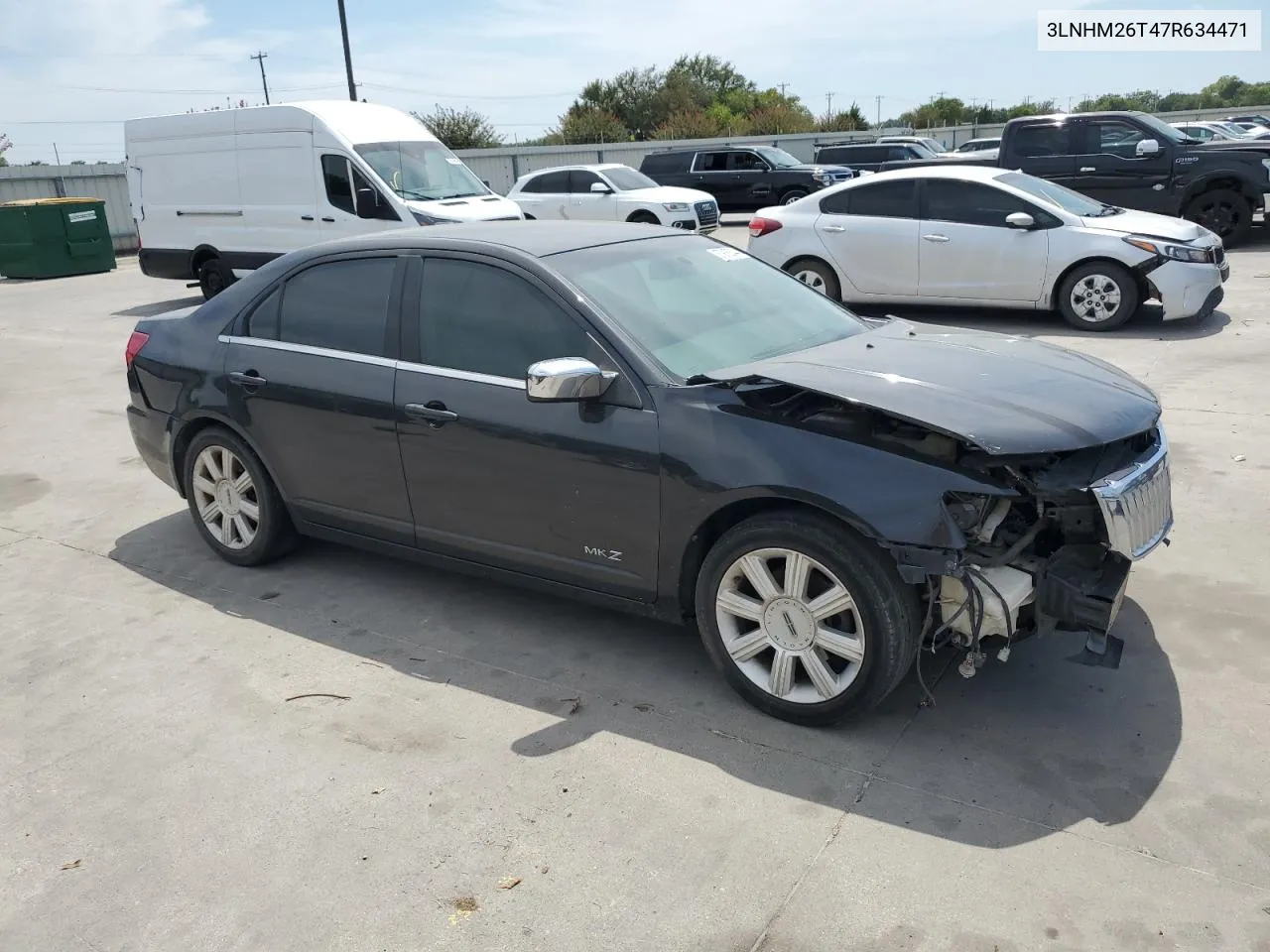 2007 Lincoln Mkz VIN: 3LNHM26T47R634471 Lot: 67916544