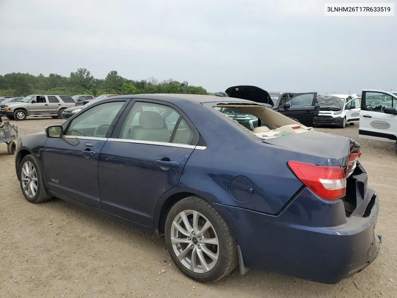 2007 Lincoln Mkz VIN: 3LNHM26T17R633519 Lot: 68021654