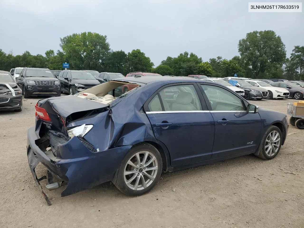 2007 Lincoln Mkz VIN: 3LNHM26T17R633519 Lot: 68021654