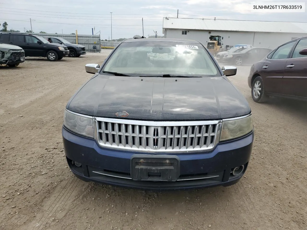 2007 Lincoln Mkz VIN: 3LNHM26T17R633519 Lot: 68021654