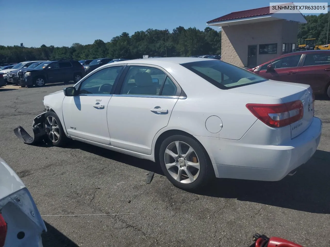 2007 Lincoln Mkz VIN: 3LNHM28TX7R633015 Lot: 68924424