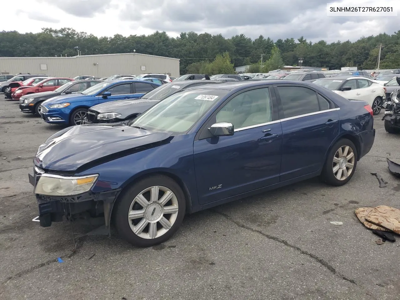 2007 Lincoln Mkz VIN: 3LNHM26T27R627051 Lot: 71097484