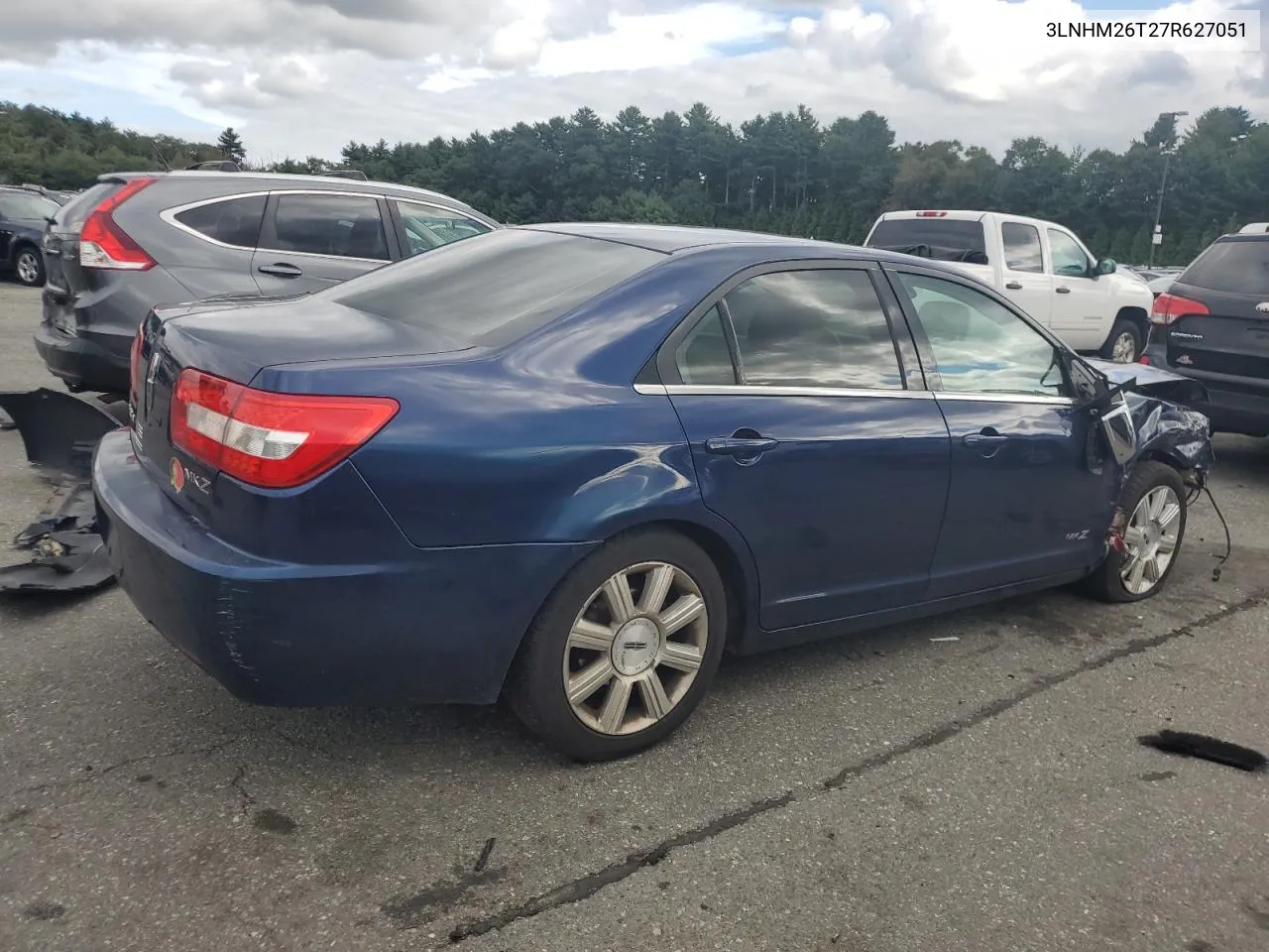 2007 Lincoln Mkz VIN: 3LNHM26T27R627051 Lot: 71097484