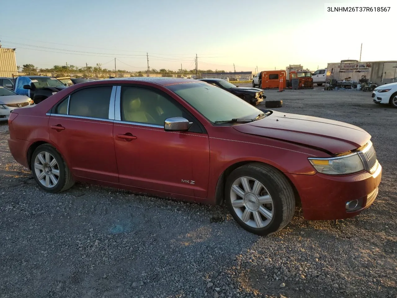 3LNHM26T37R618567 2007 Lincoln Mkz