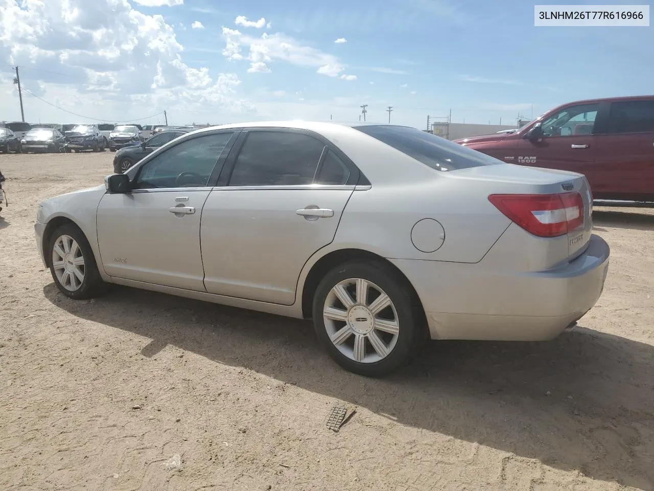 2007 Lincoln Mkz VIN: 3LNHM26T77R616966 Lot: 72917634