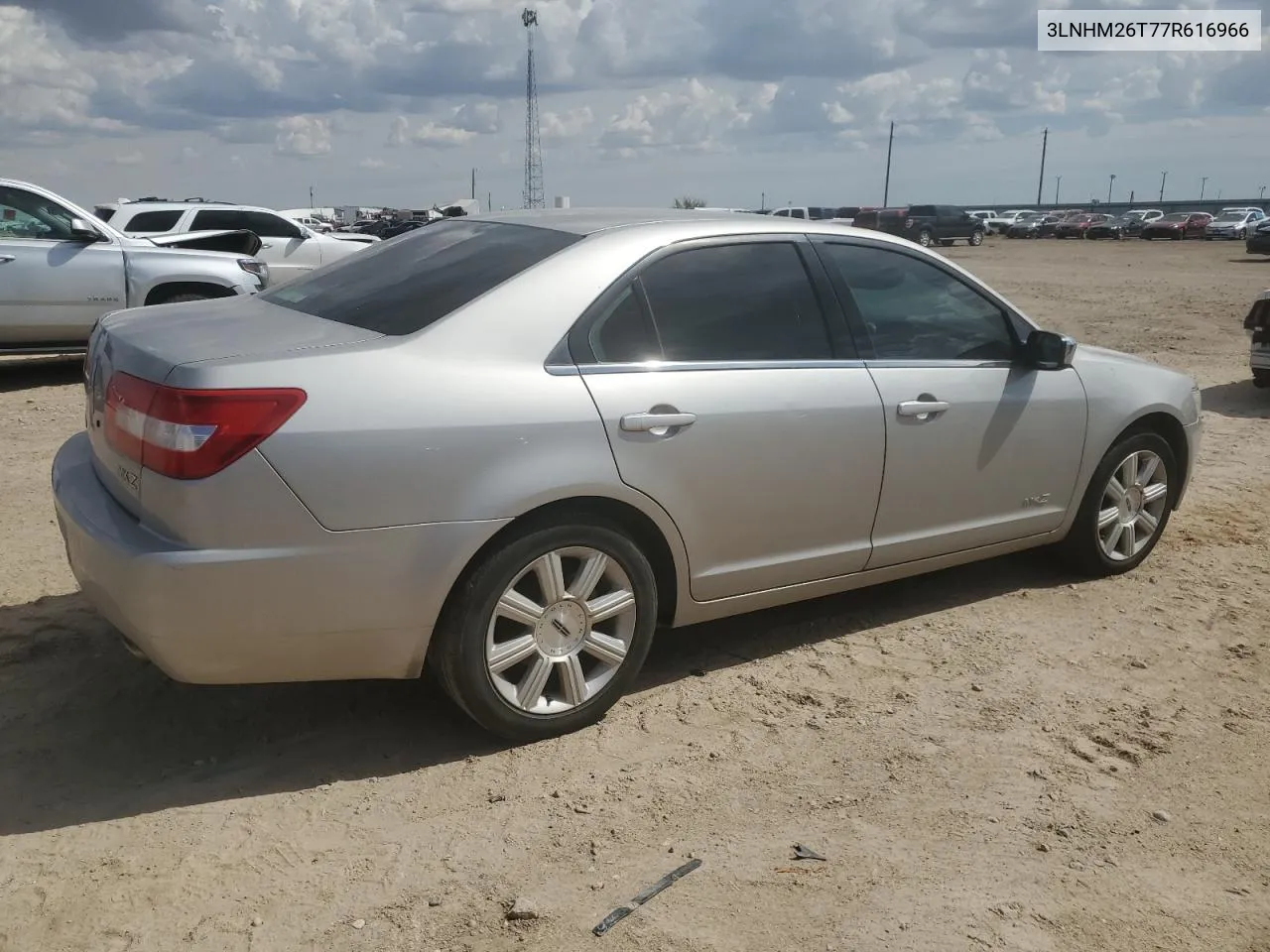 2007 Lincoln Mkz VIN: 3LNHM26T77R616966 Lot: 72917634