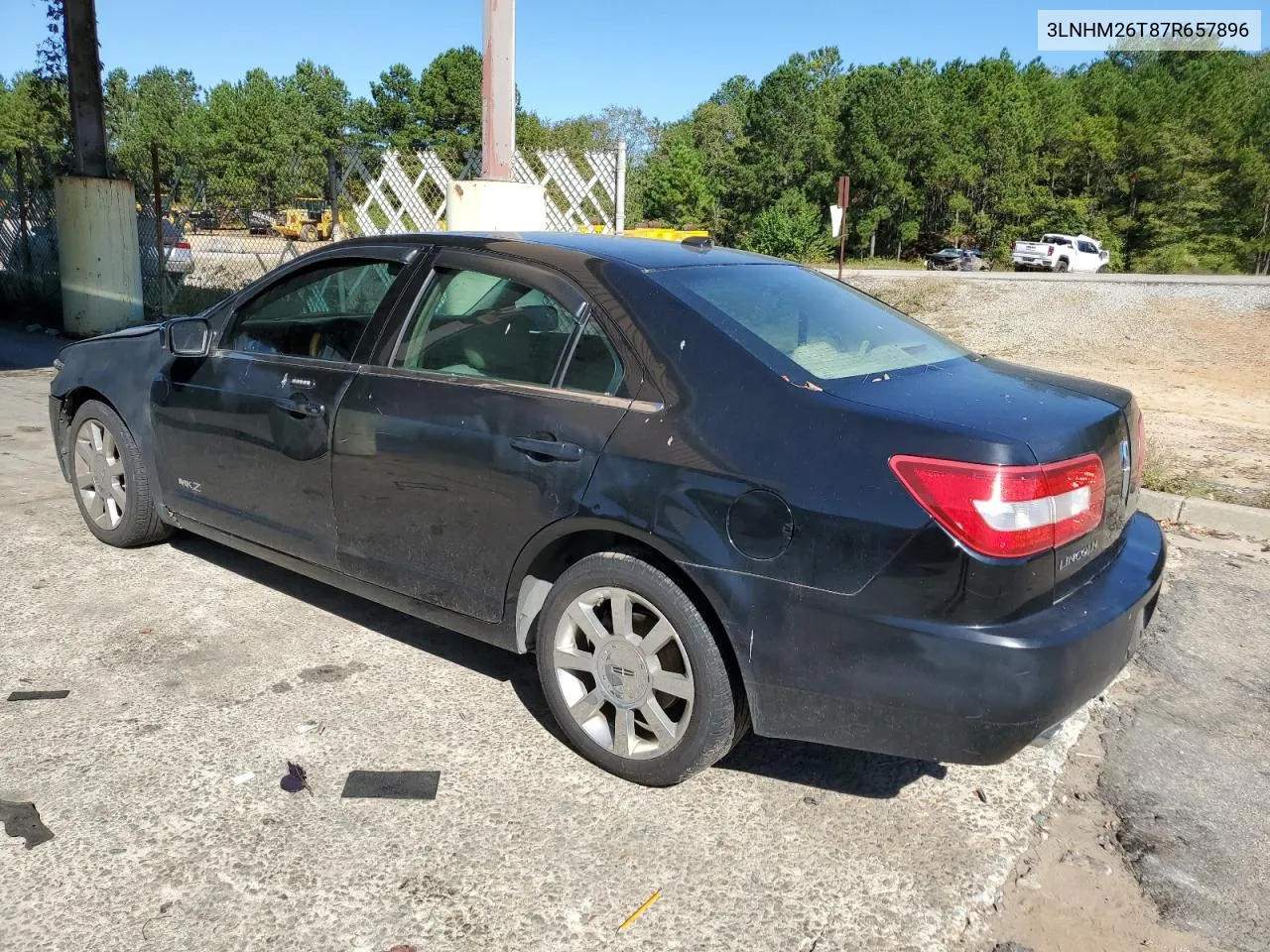 2007 Lincoln Mkz VIN: 3LNHM26T87R657896 Lot: 73933994