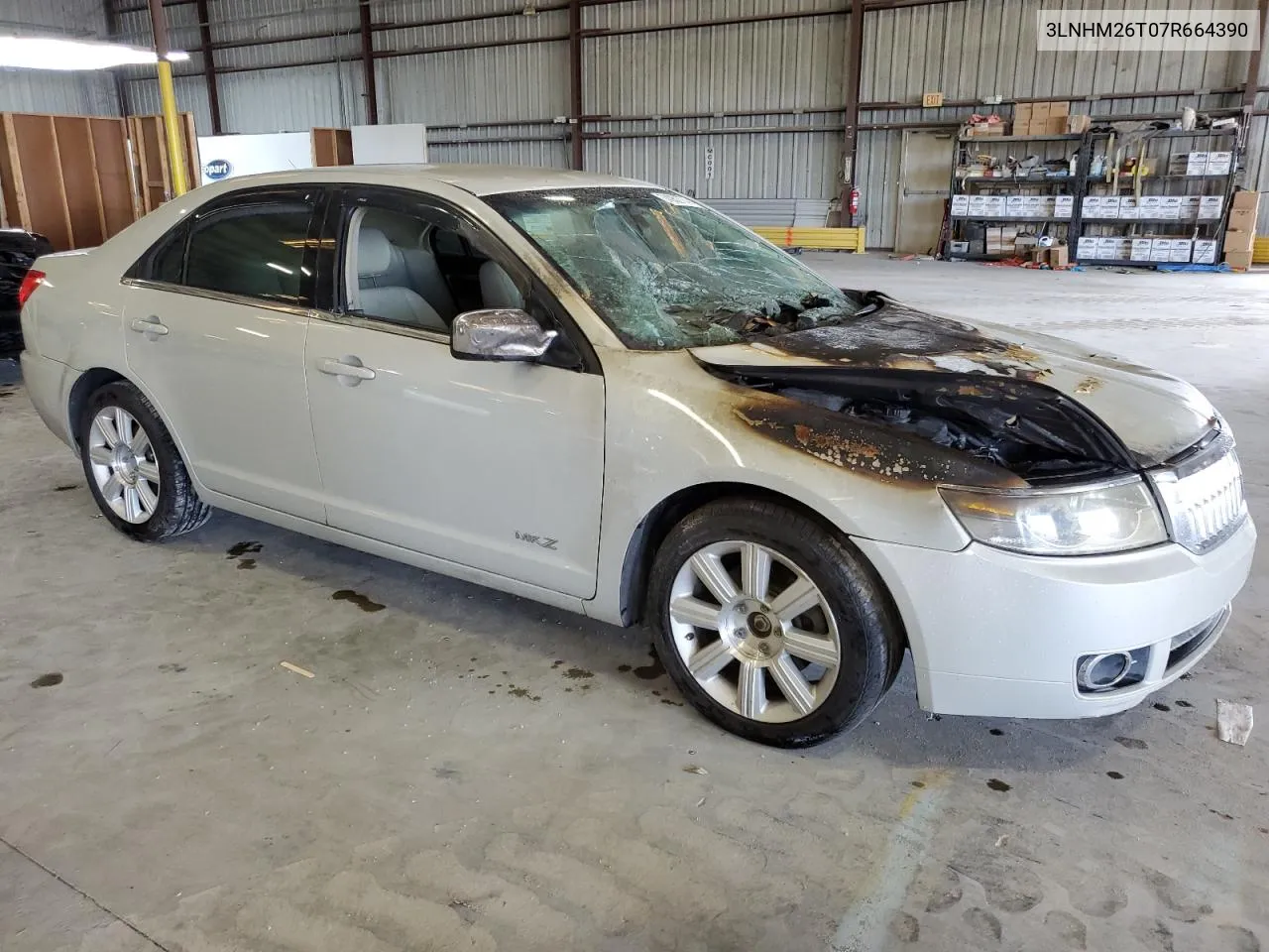 2007 Lincoln Mkz VIN: 3LNHM26T07R664390 Lot: 74352774