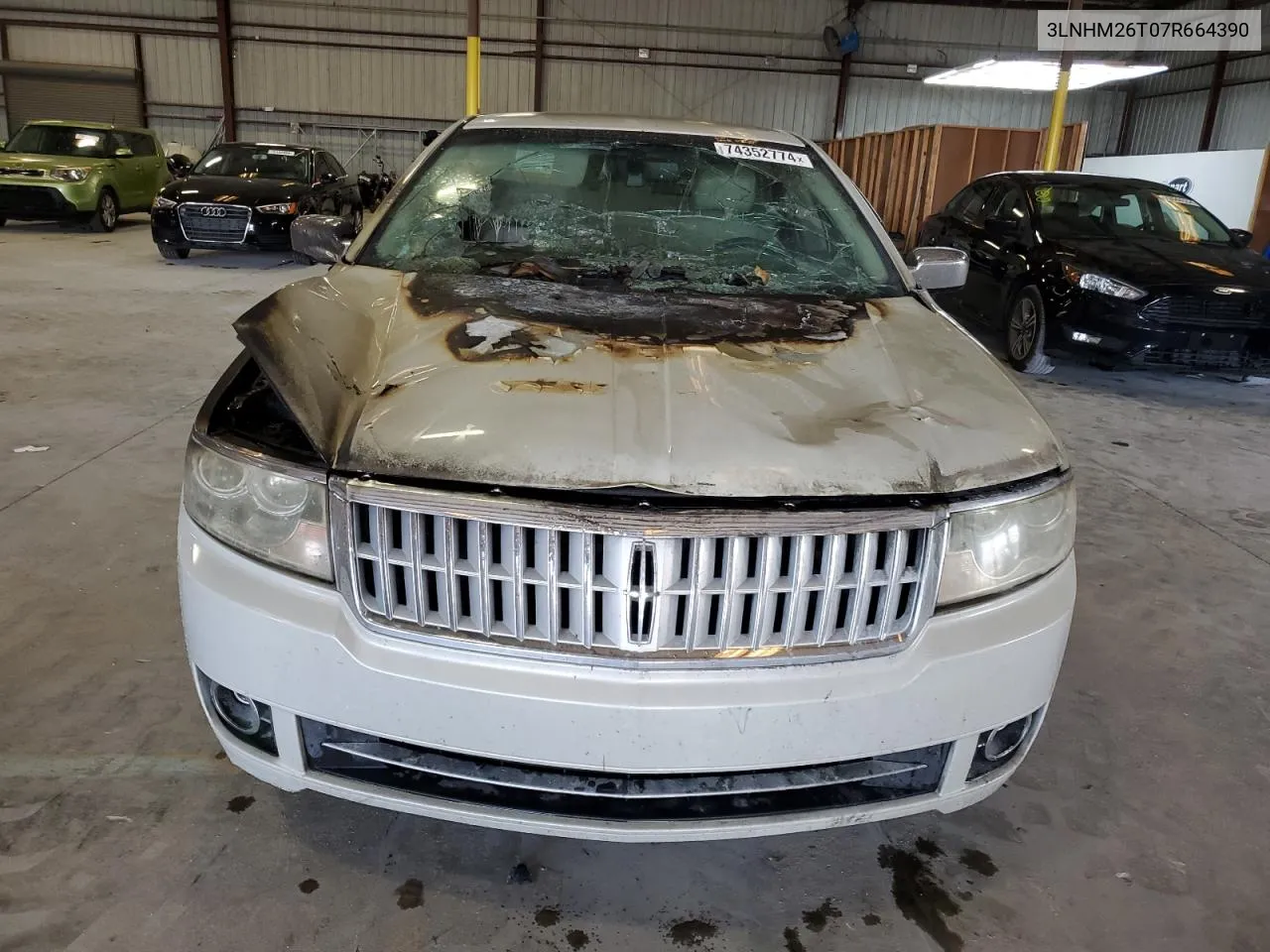 2007 Lincoln Mkz VIN: 3LNHM26T07R664390 Lot: 74352774