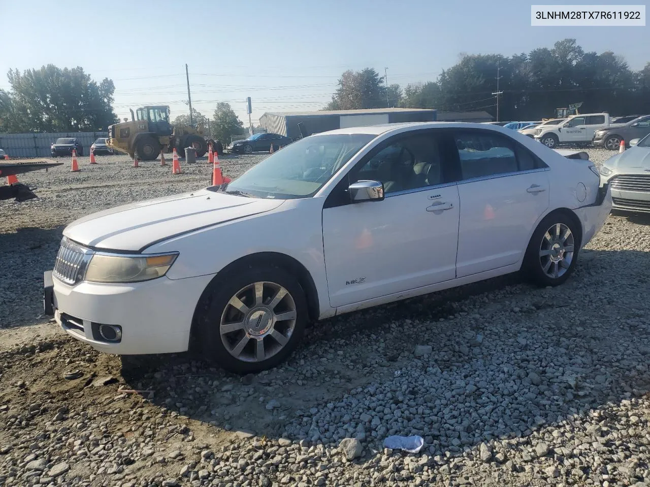 3LNHM28TX7R611922 2007 Lincoln Mkz