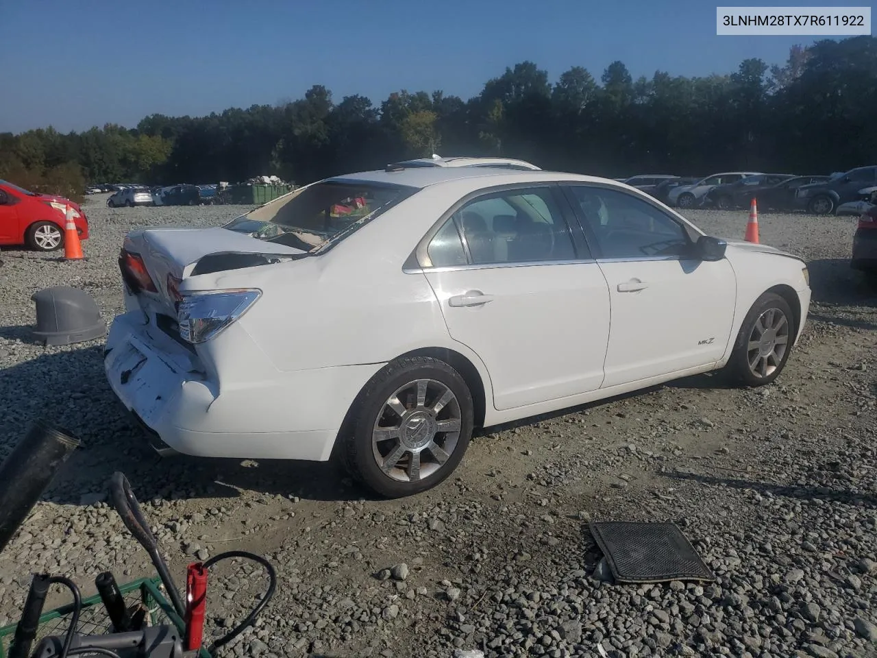 3LNHM28TX7R611922 2007 Lincoln Mkz