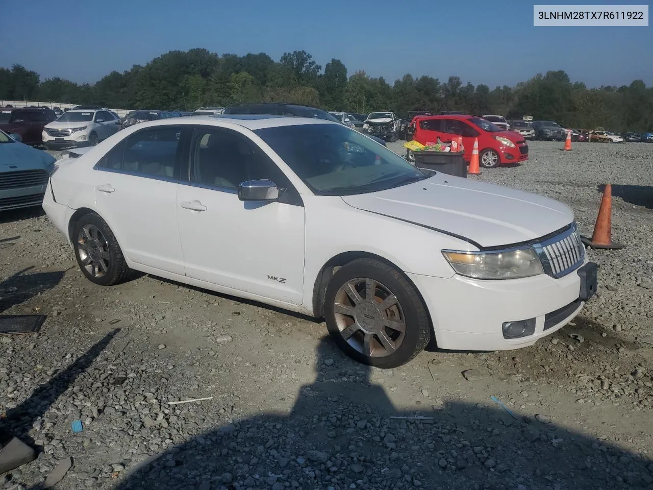 3LNHM28TX7R611922 2007 Lincoln Mkz