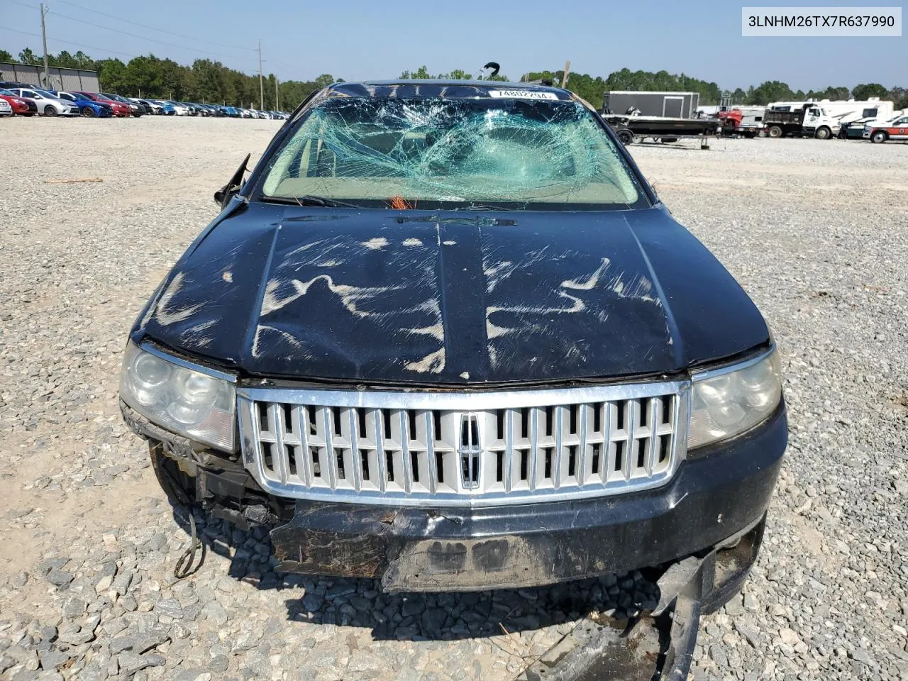 2007 Lincoln Mkz VIN: 3LNHM26TX7R637990 Lot: 74802294