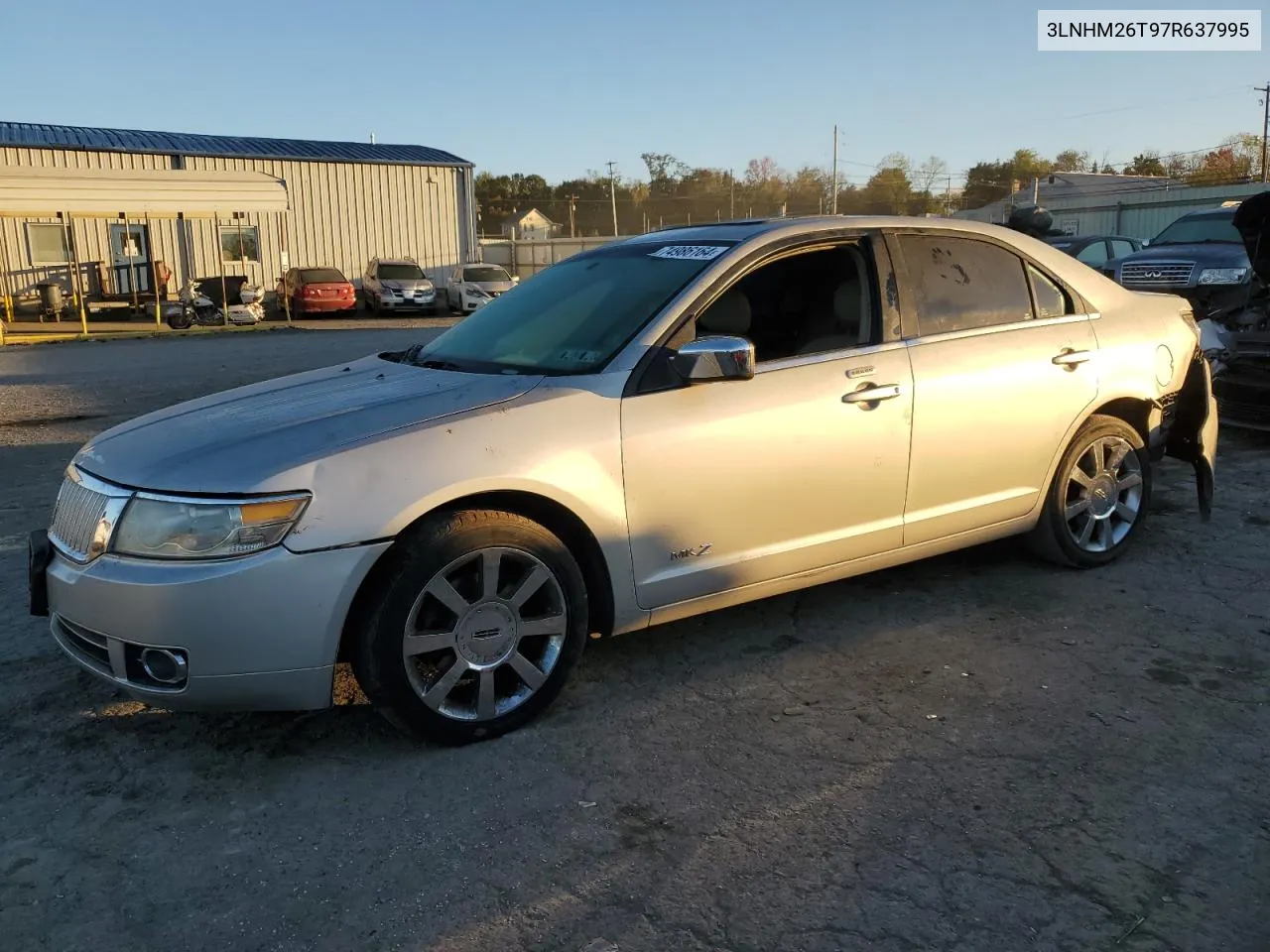 2007 Lincoln Mkz VIN: 3LNHM26T97R637995 Lot: 74986164