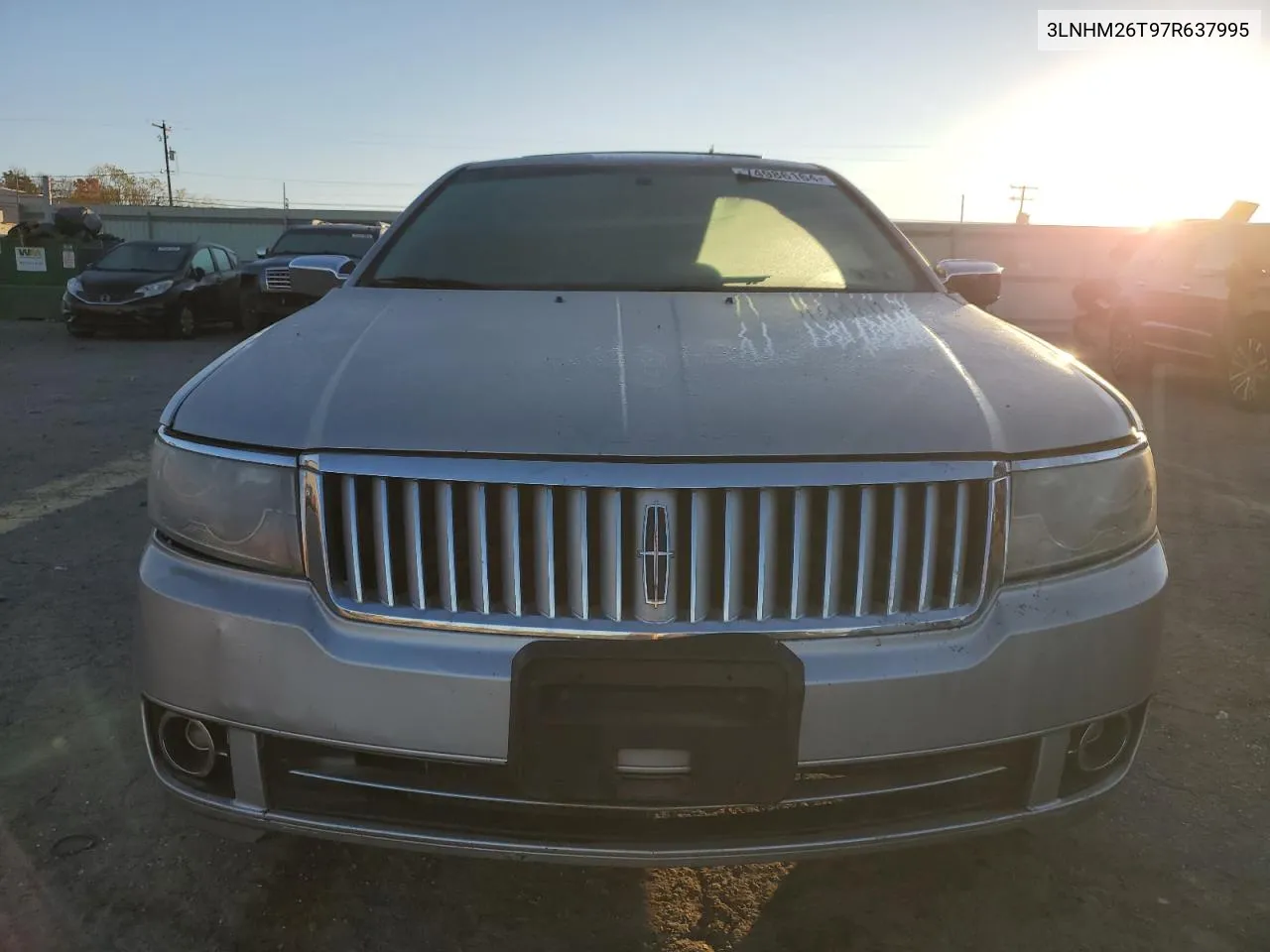 2007 Lincoln Mkz VIN: 3LNHM26T97R637995 Lot: 74986164