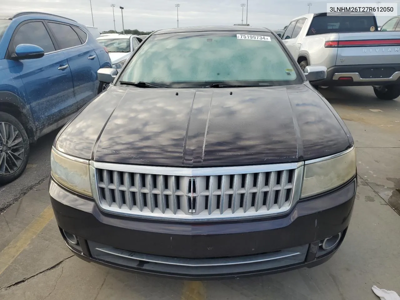 2007 Lincoln Mkz VIN: 3LNHM26T27R612050 Lot: 75199734