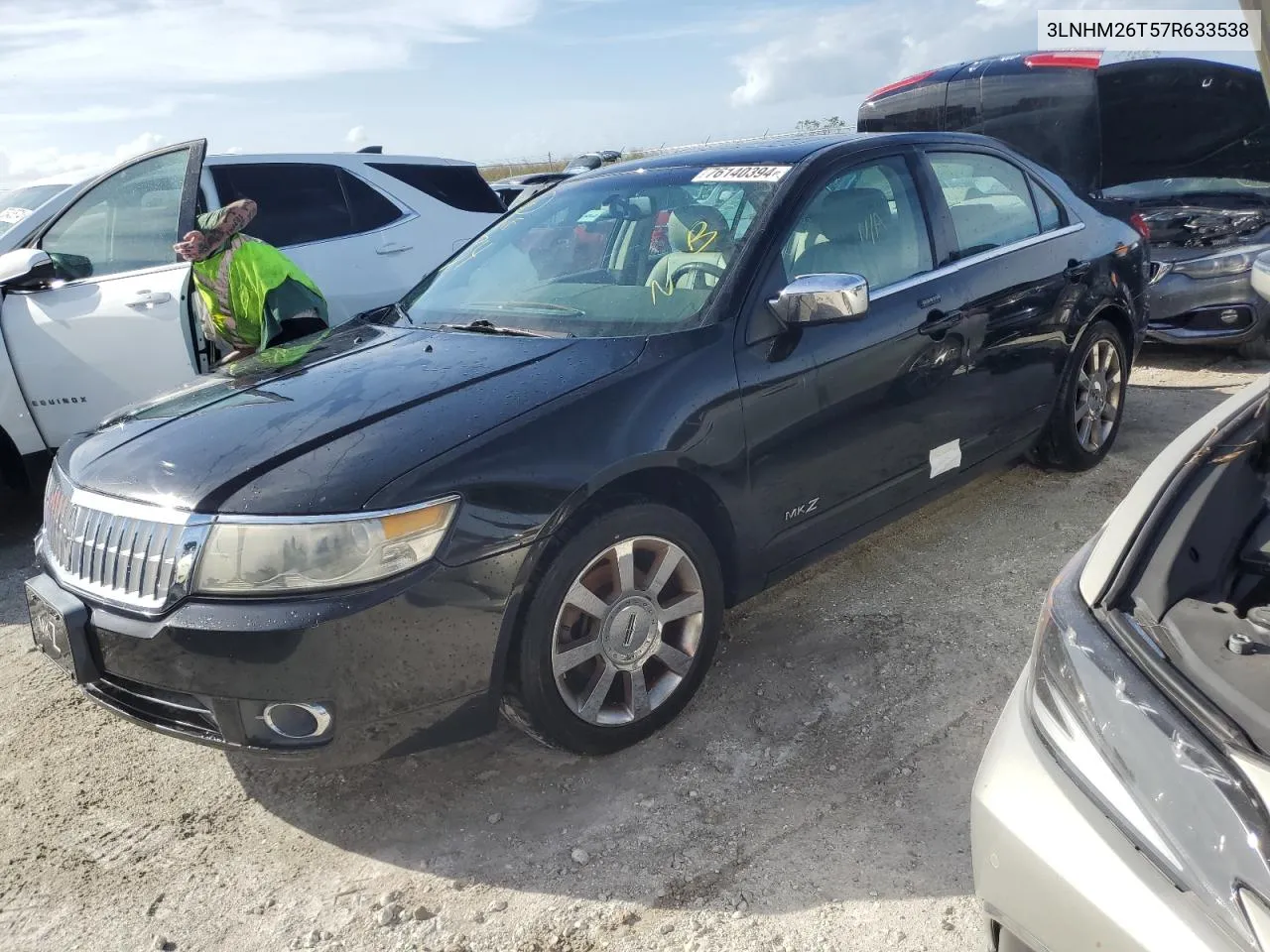 2007 Lincoln Mkz VIN: 3LNHM26T57R633538 Lot: 76140394