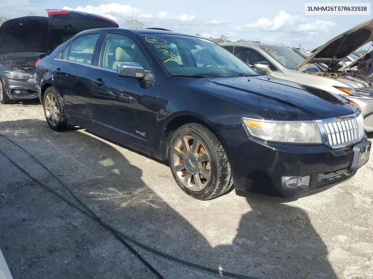 2007 Lincoln Mkz VIN: 3LNHM26T57R633538 Lot: 76140394