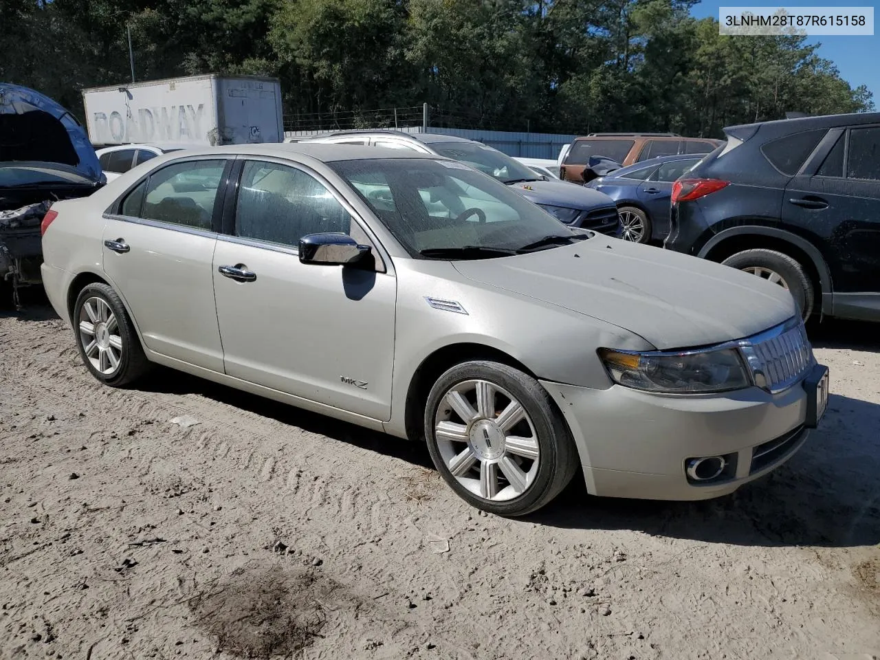 2007 Lincoln Mkz VIN: 3LNHM28T87R615158 Lot: 76144024