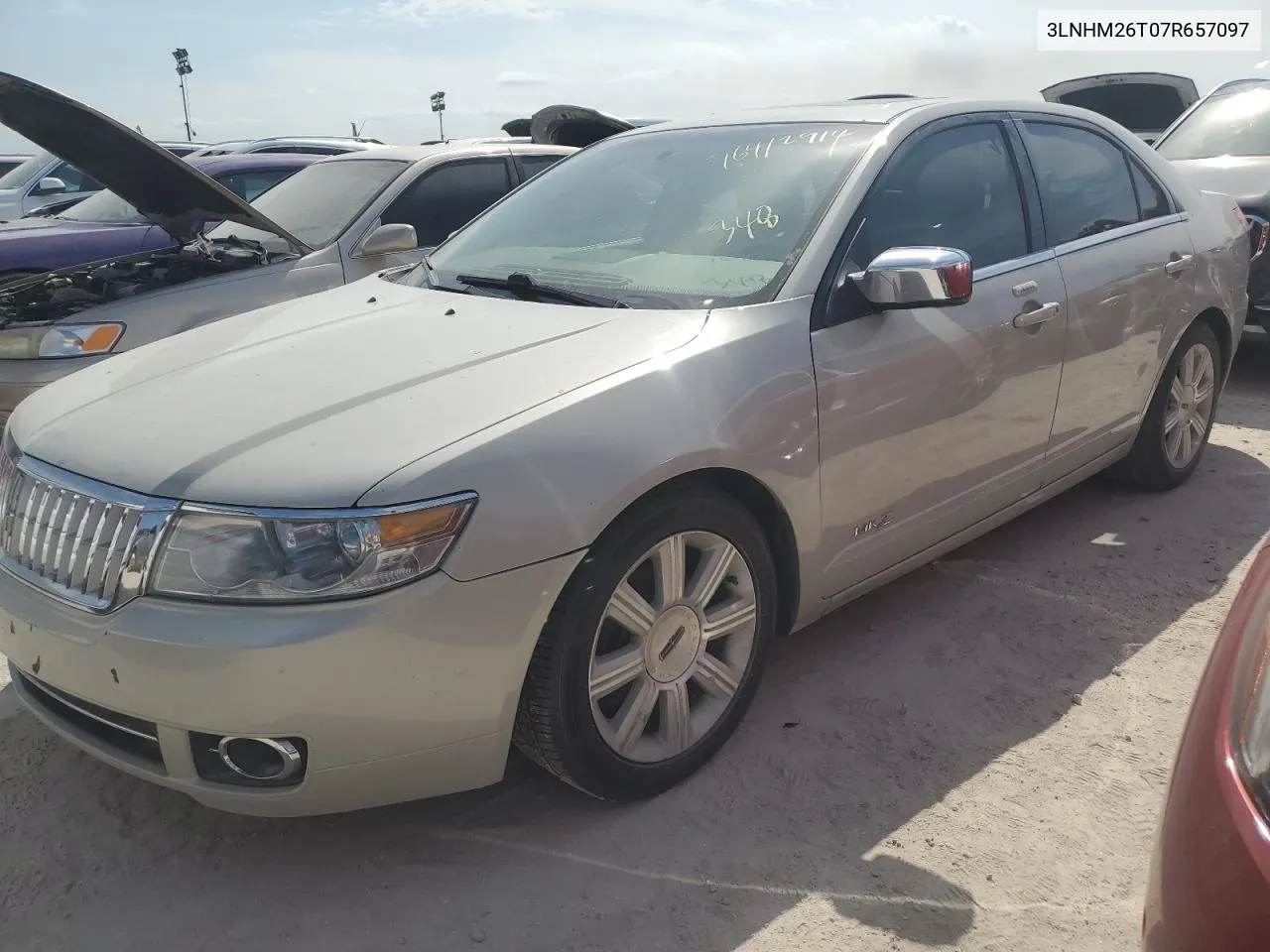 2007 Lincoln Mkz VIN: 3LNHM26T07R657097 Lot: 76412914