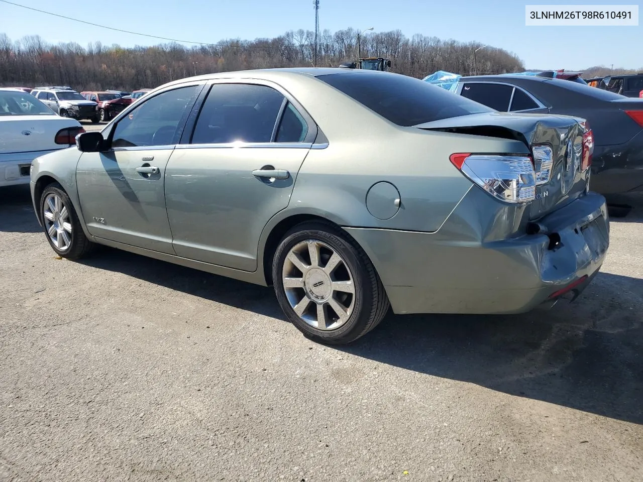 2008 Lincoln Mkz VIN: 3LNHM26T98R610491 Lot: 47288624