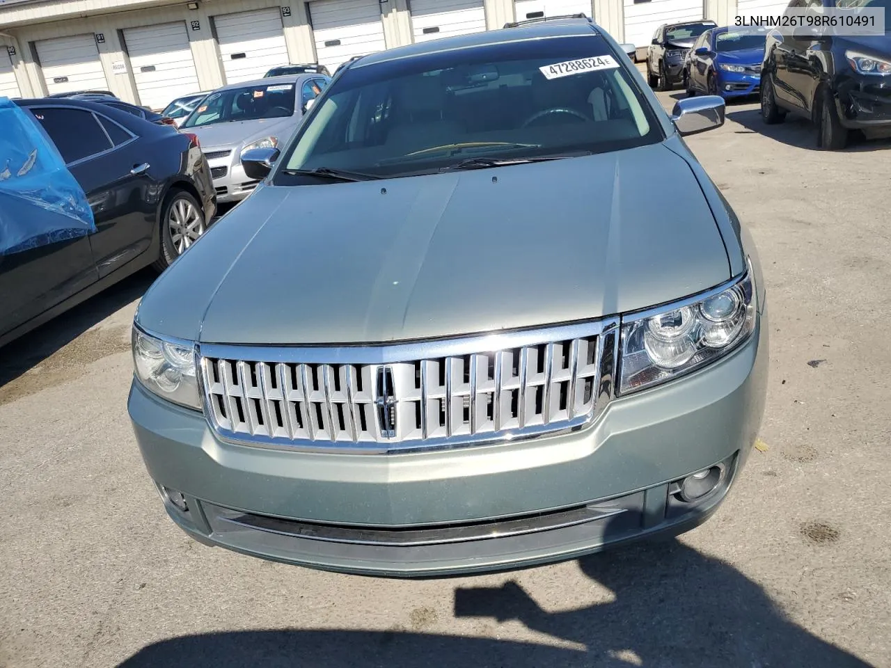 2008 Lincoln Mkz VIN: 3LNHM26T98R610491 Lot: 47288624