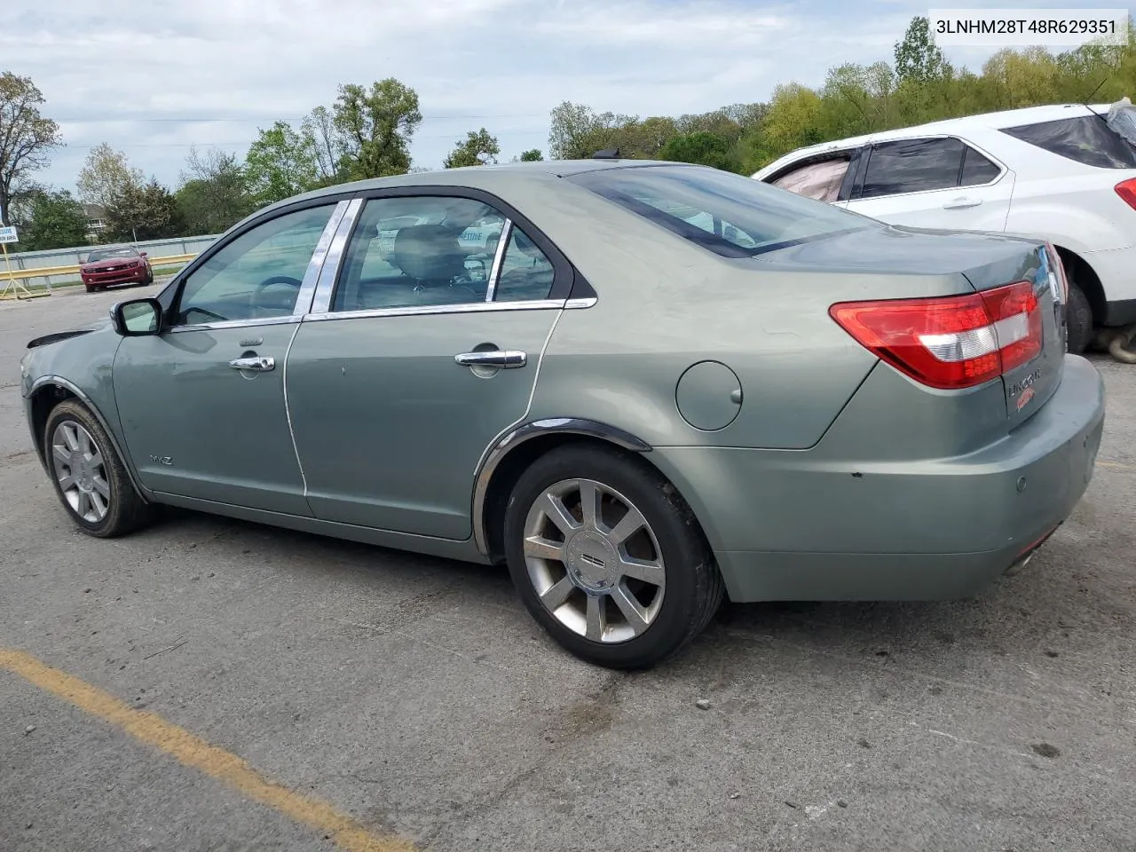 2008 Lincoln Mkz VIN: 3LNHM28T48R629351 Lot: 51435184