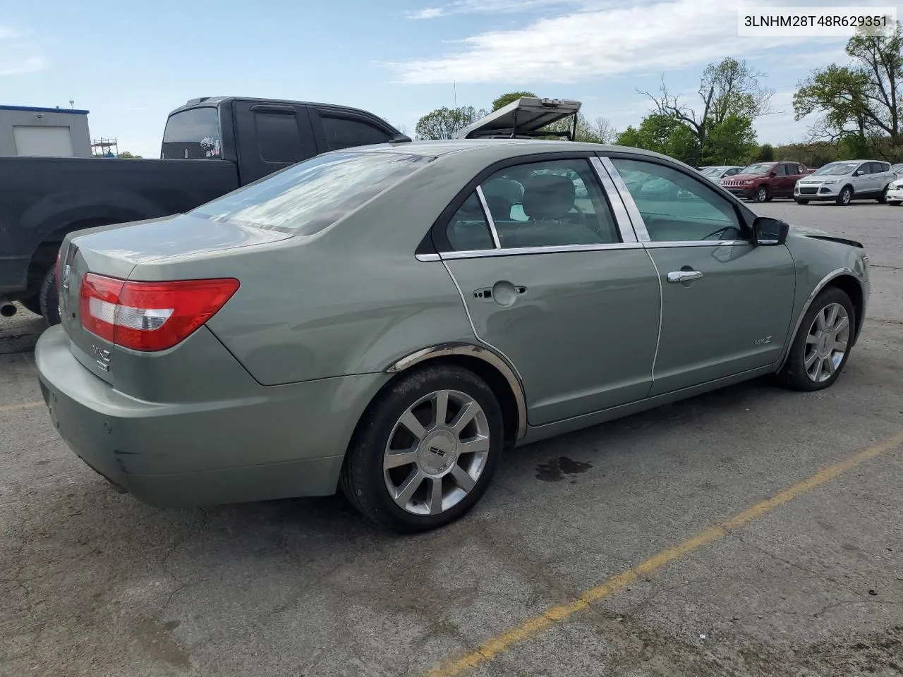 2008 Lincoln Mkz VIN: 3LNHM28T48R629351 Lot: 51435184