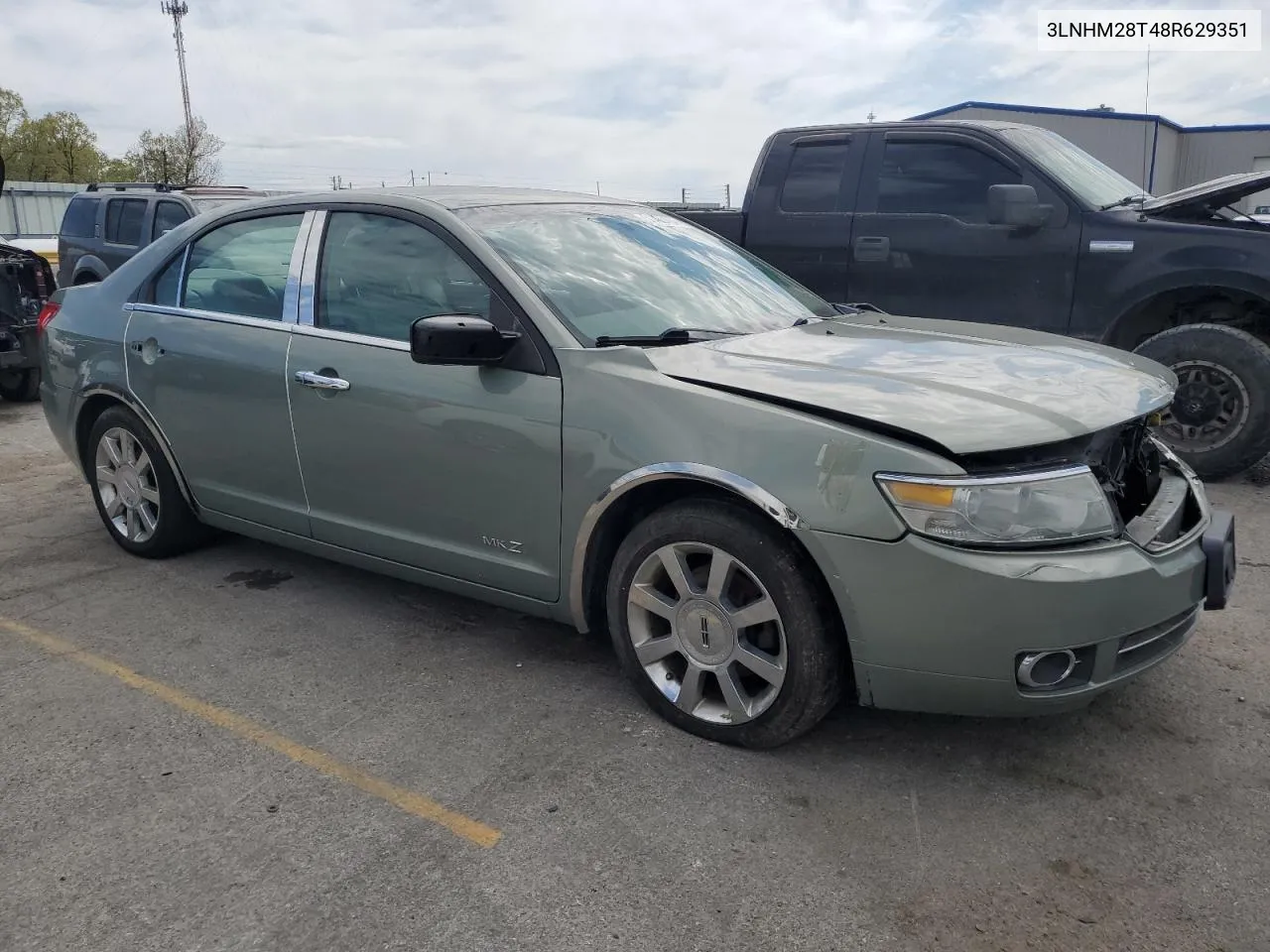 2008 Lincoln Mkz VIN: 3LNHM28T48R629351 Lot: 51435184