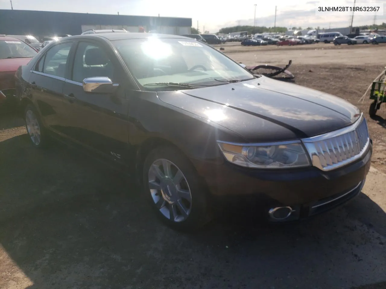 2008 Lincoln Mkz VIN: 3LNHM28T18R632367 Lot: 55247342