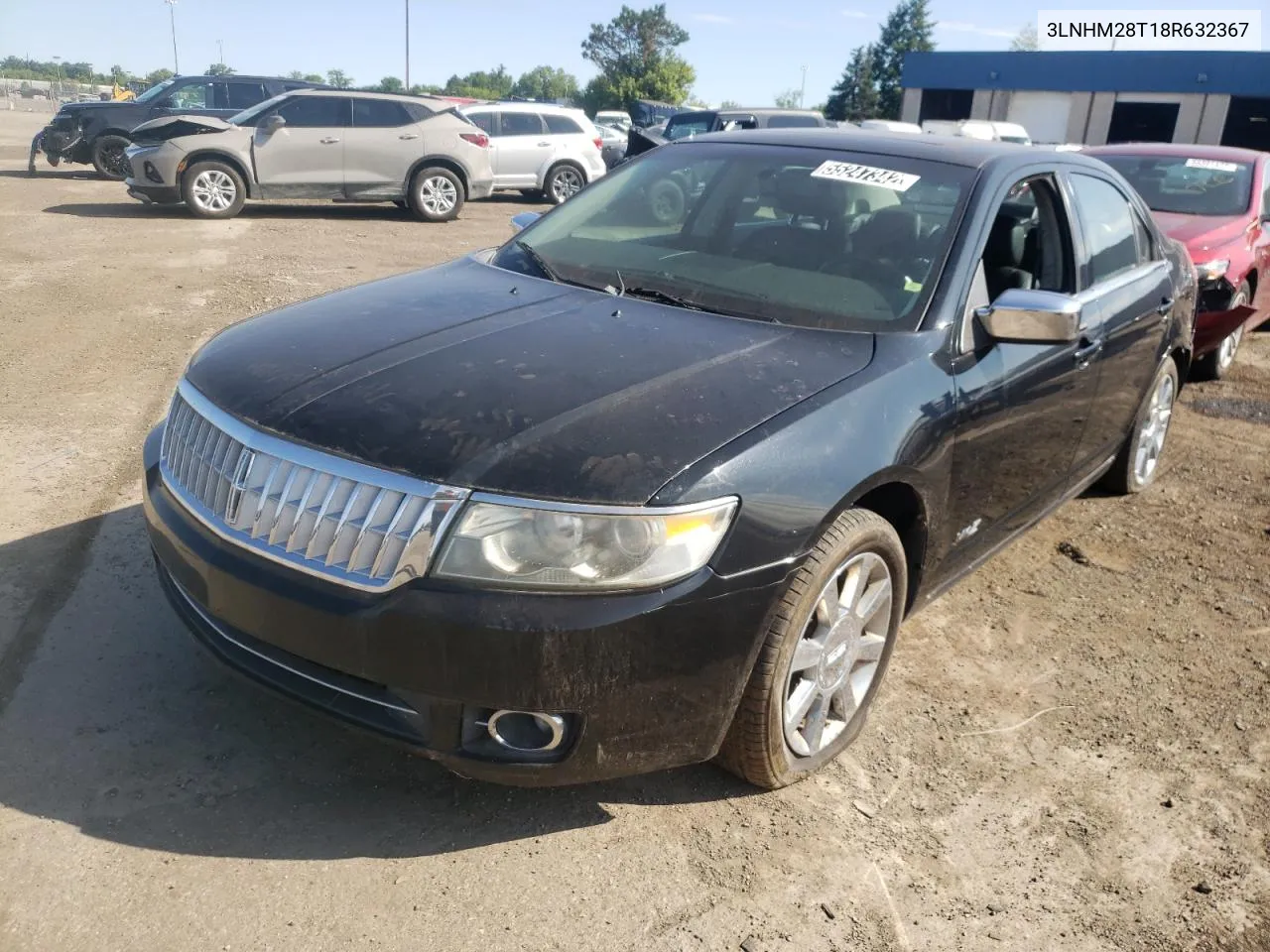 2008 Lincoln Mkz VIN: 3LNHM28T18R632367 Lot: 55247342